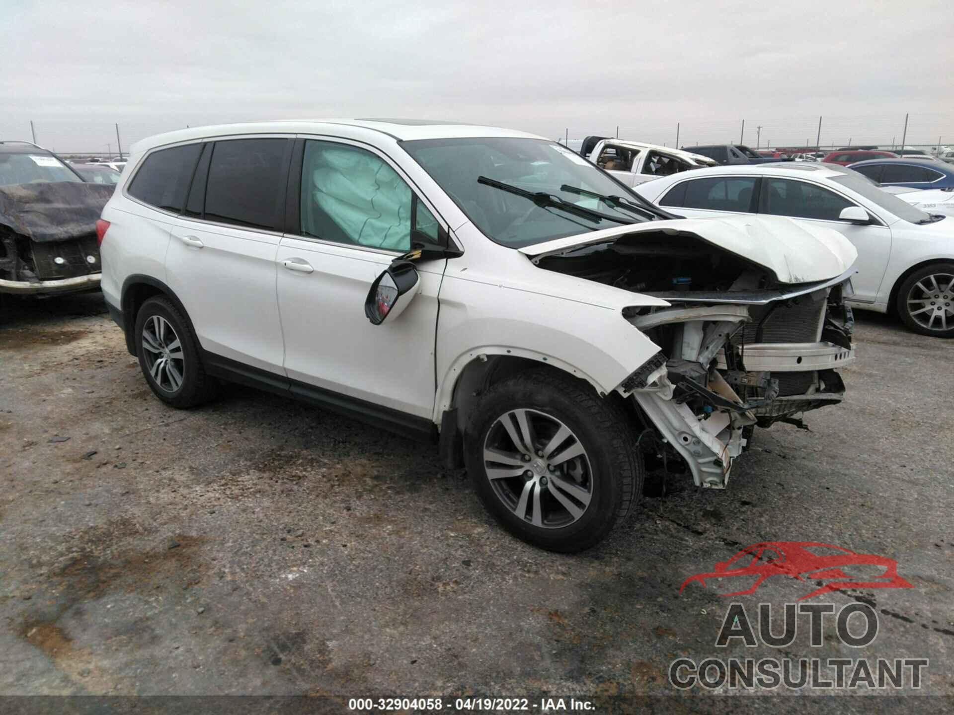 HONDA PILOT 2016 - 5FNYF5H6XGB038743