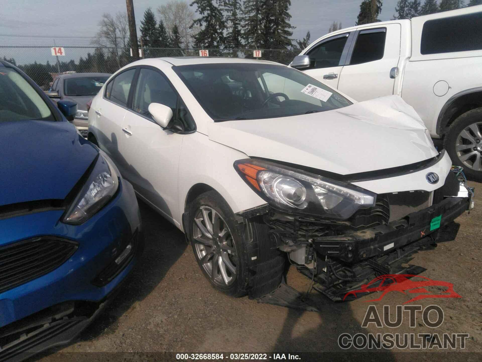 KIA FORTE 2016 - KNAFZ4A80G5530572