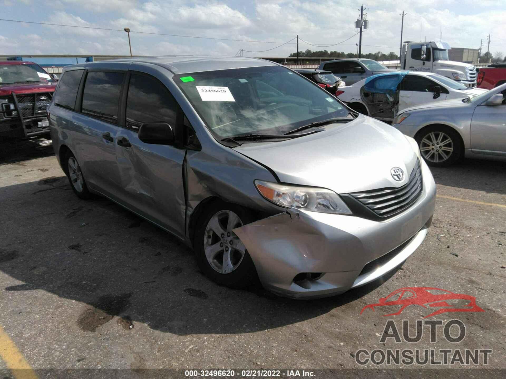 TOYOTA SIENNA 2016 - 5TDZK3DC8GS692832