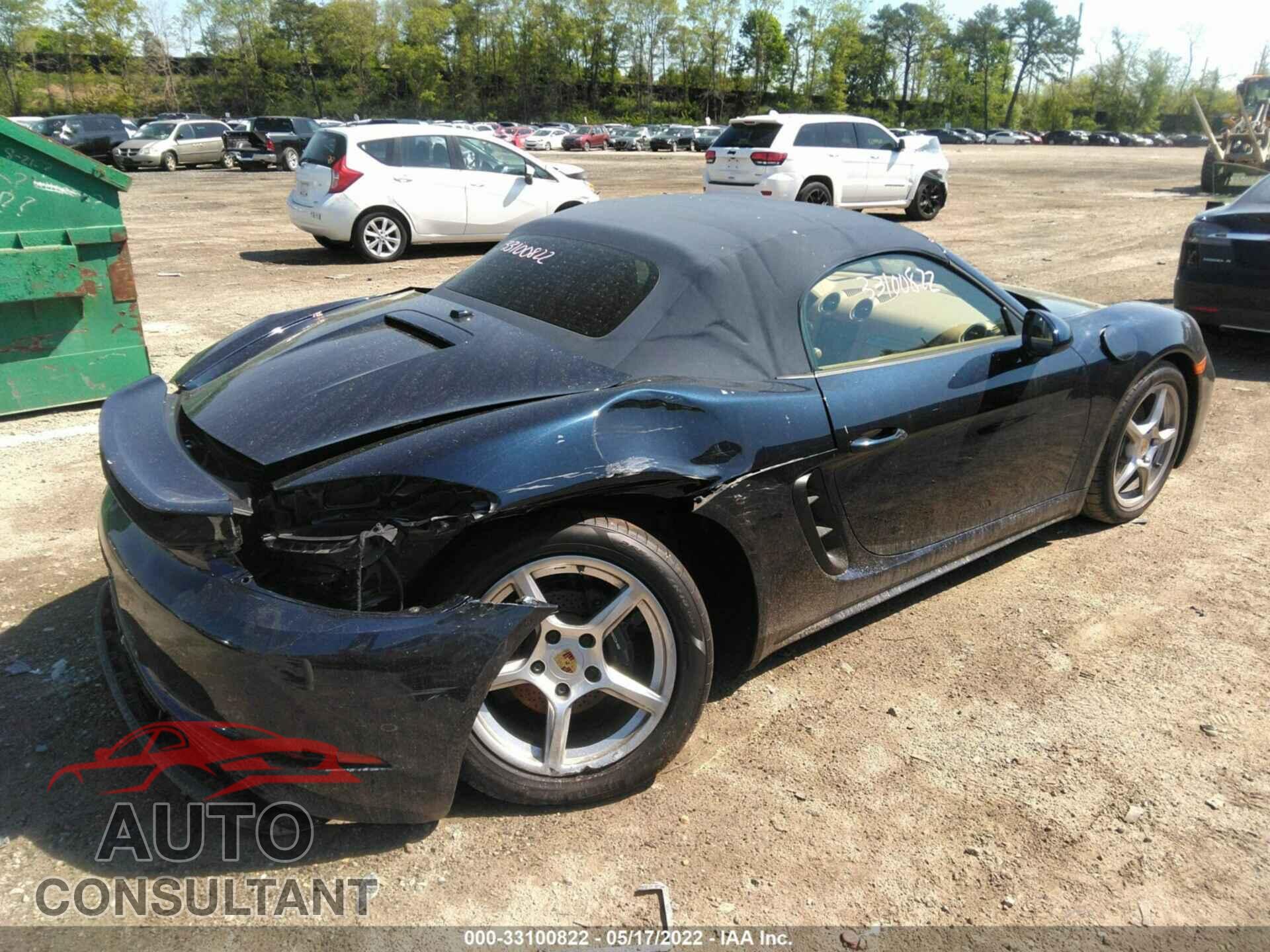 PORSCHE 718 BOXSTER 2017 - WP0CA2A86HS221340