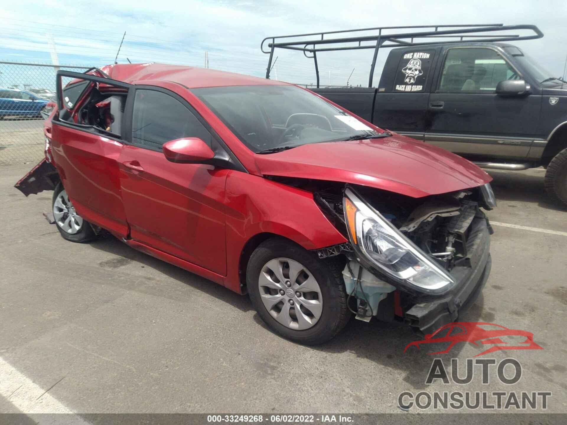 HYUNDAI ACCENT 2016 - KMHCT5AE2GU243450