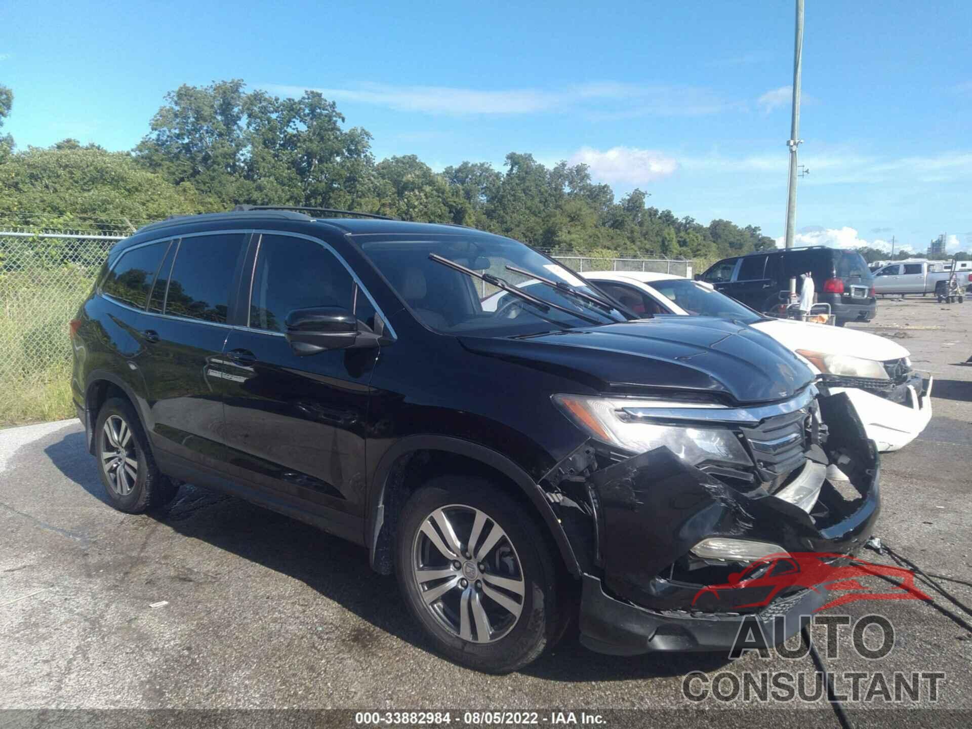 HONDA PILOT 2016 - 5FNYF5H39GB003195