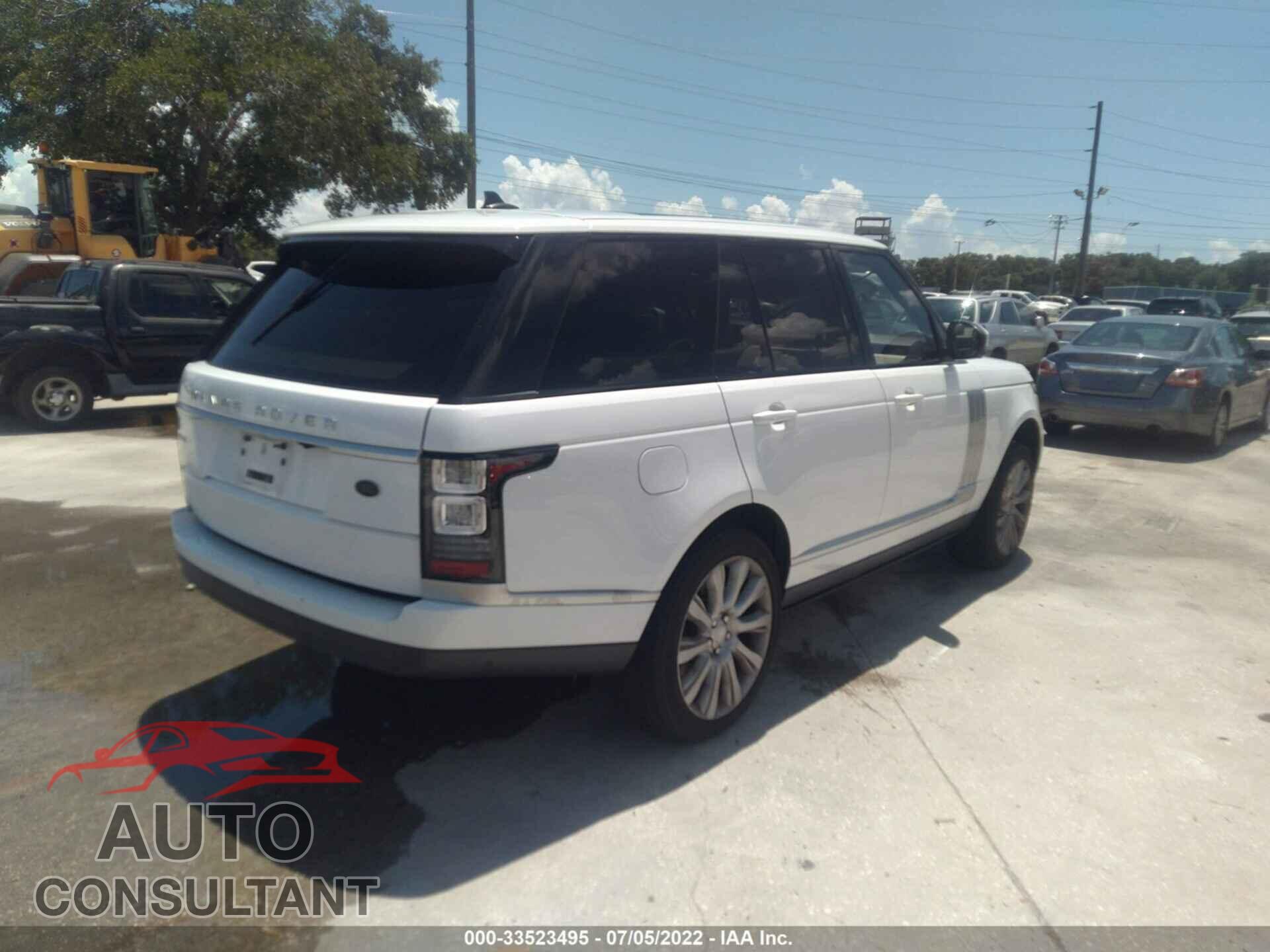 LAND ROVER RANGE ROVER 2016 - SALGS2VF0GA246013