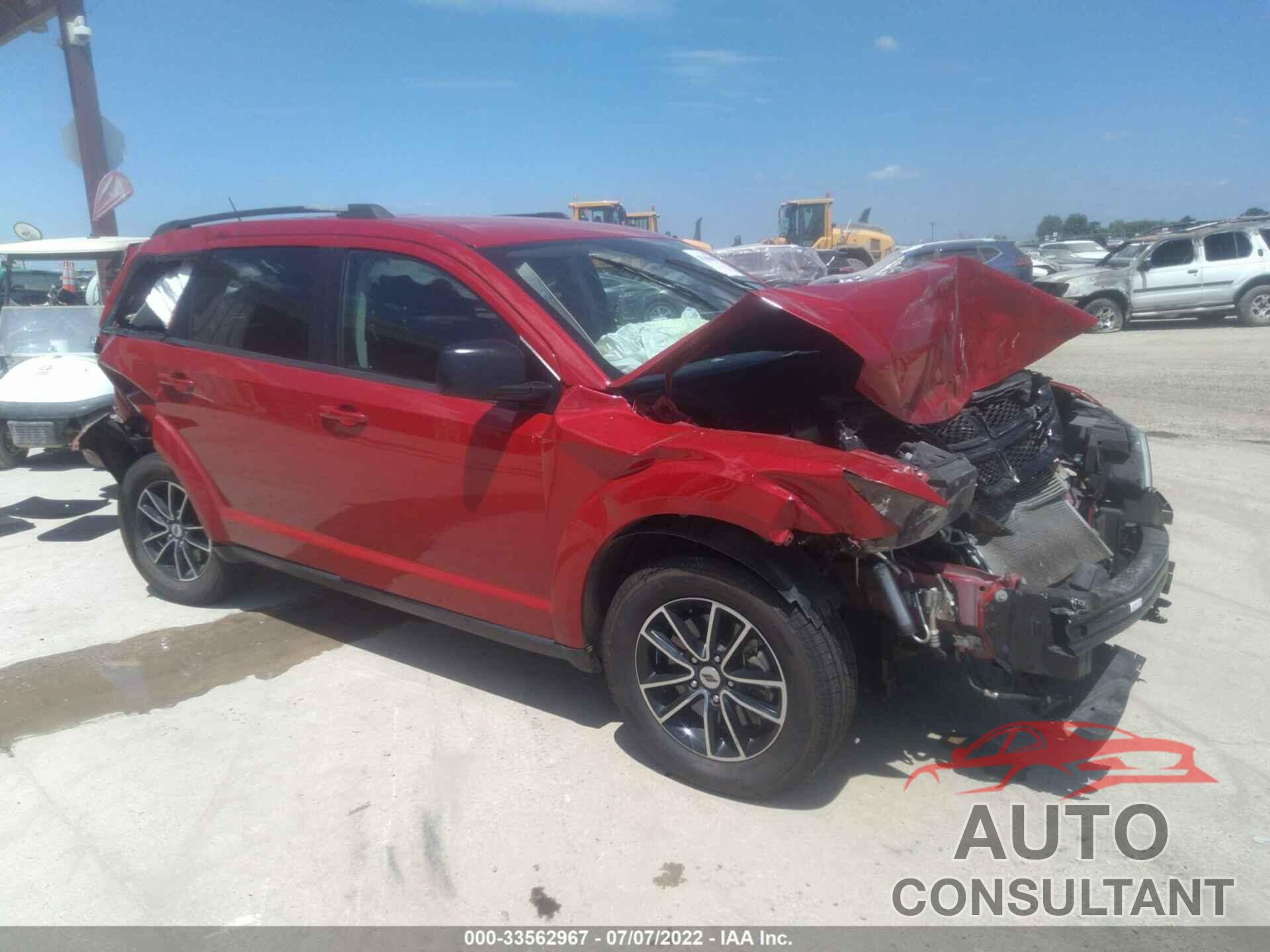 DODGE JOURNEY 2018 - 3C4PDCAB7JT309540