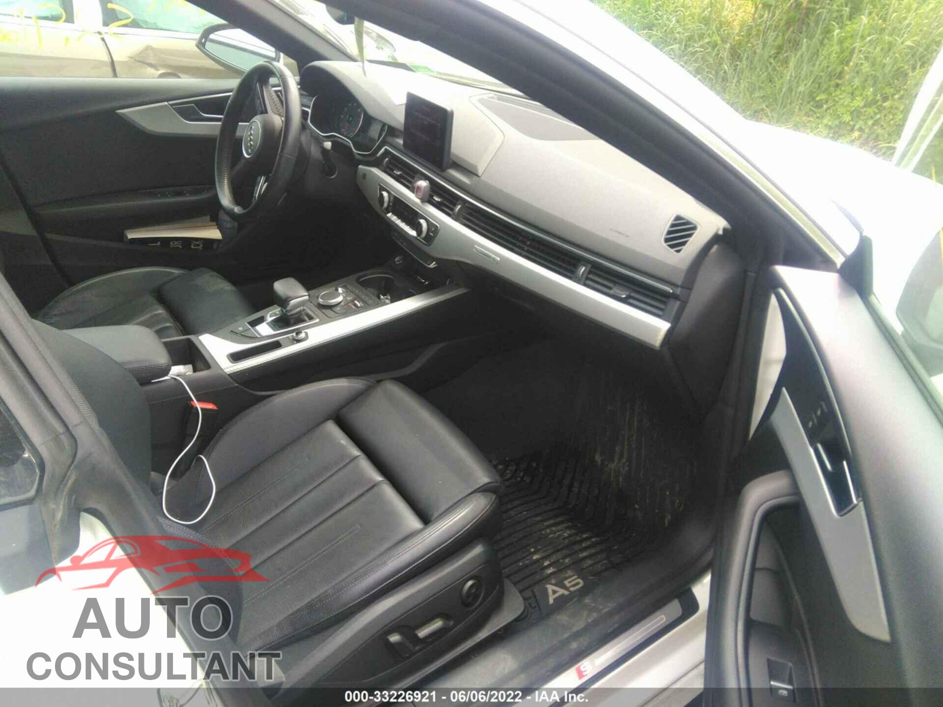 AUDI A5 SPORTBACK 2018 - WAUDNCF57JA065184