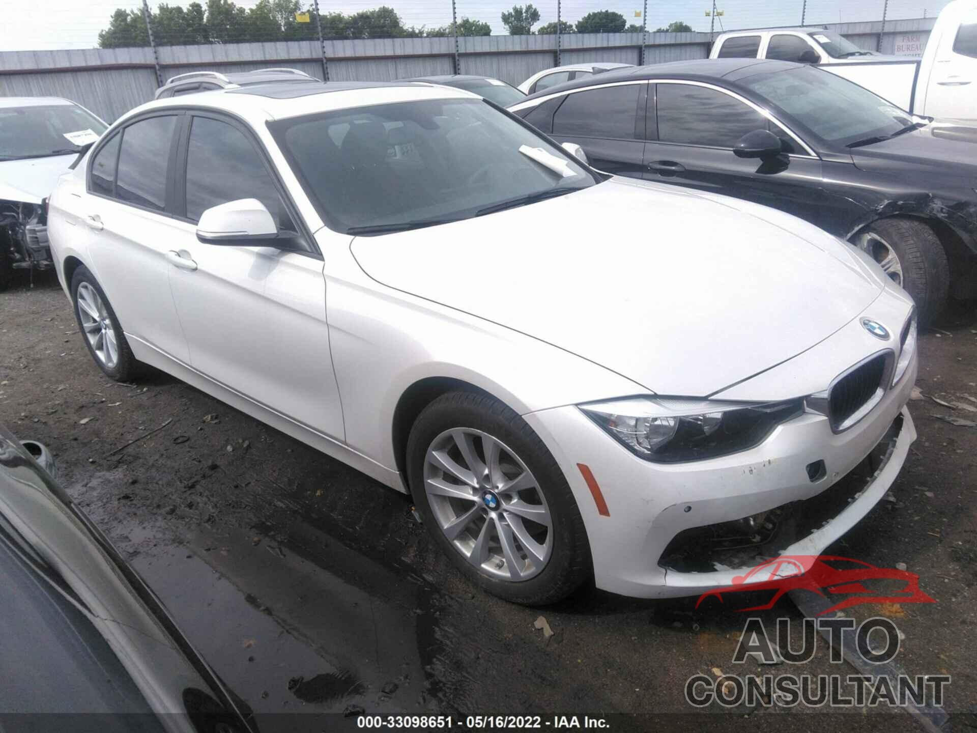 BMW 3 SERIES 2016 - WBA8A3C57GK690933