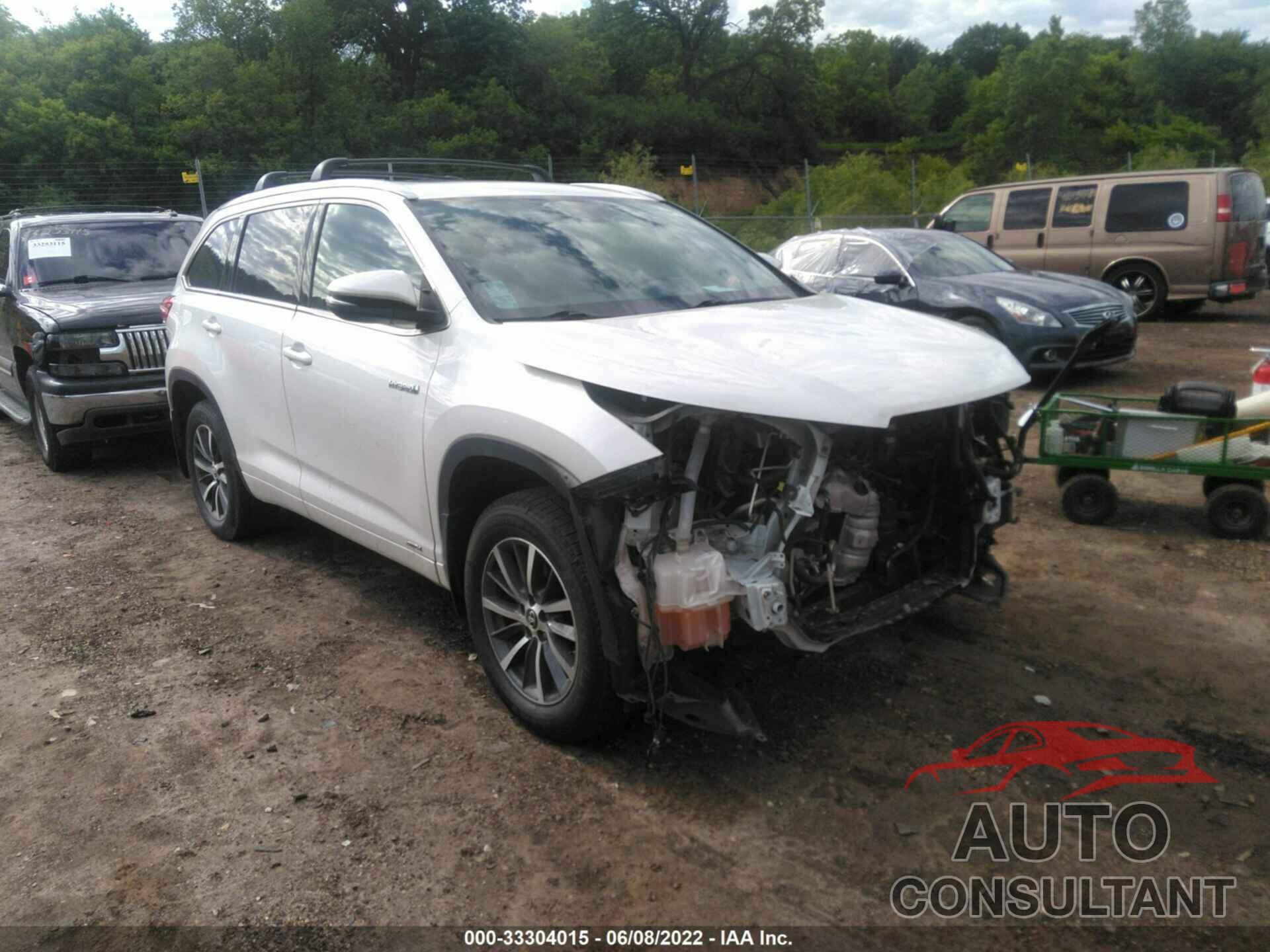 TOYOTA HIGHLANDER 2017 - 5TDJGRFH0HS027970