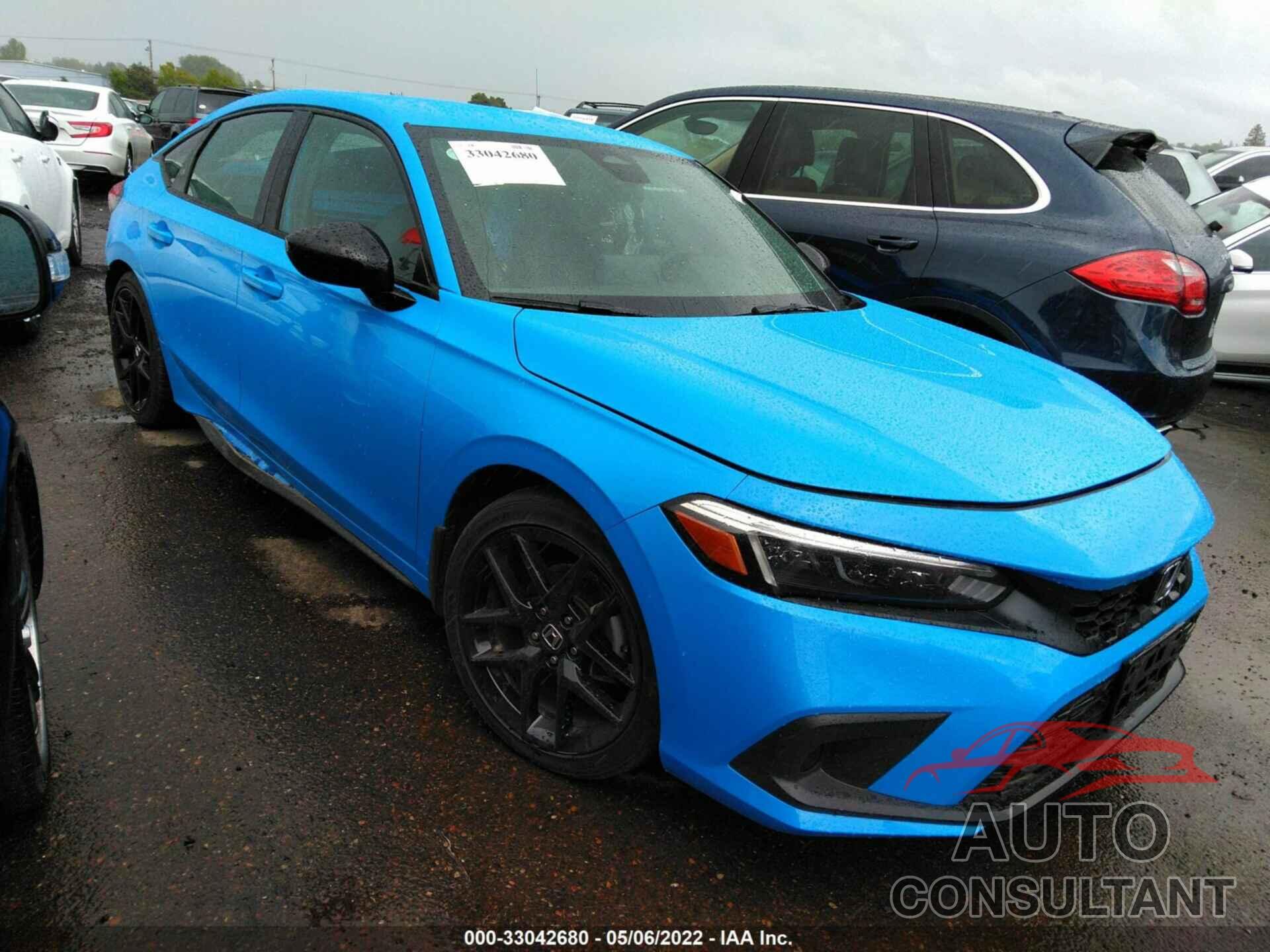 HONDA CIVIC HATCHBACK 2022 - 19XFL2H88NE003993