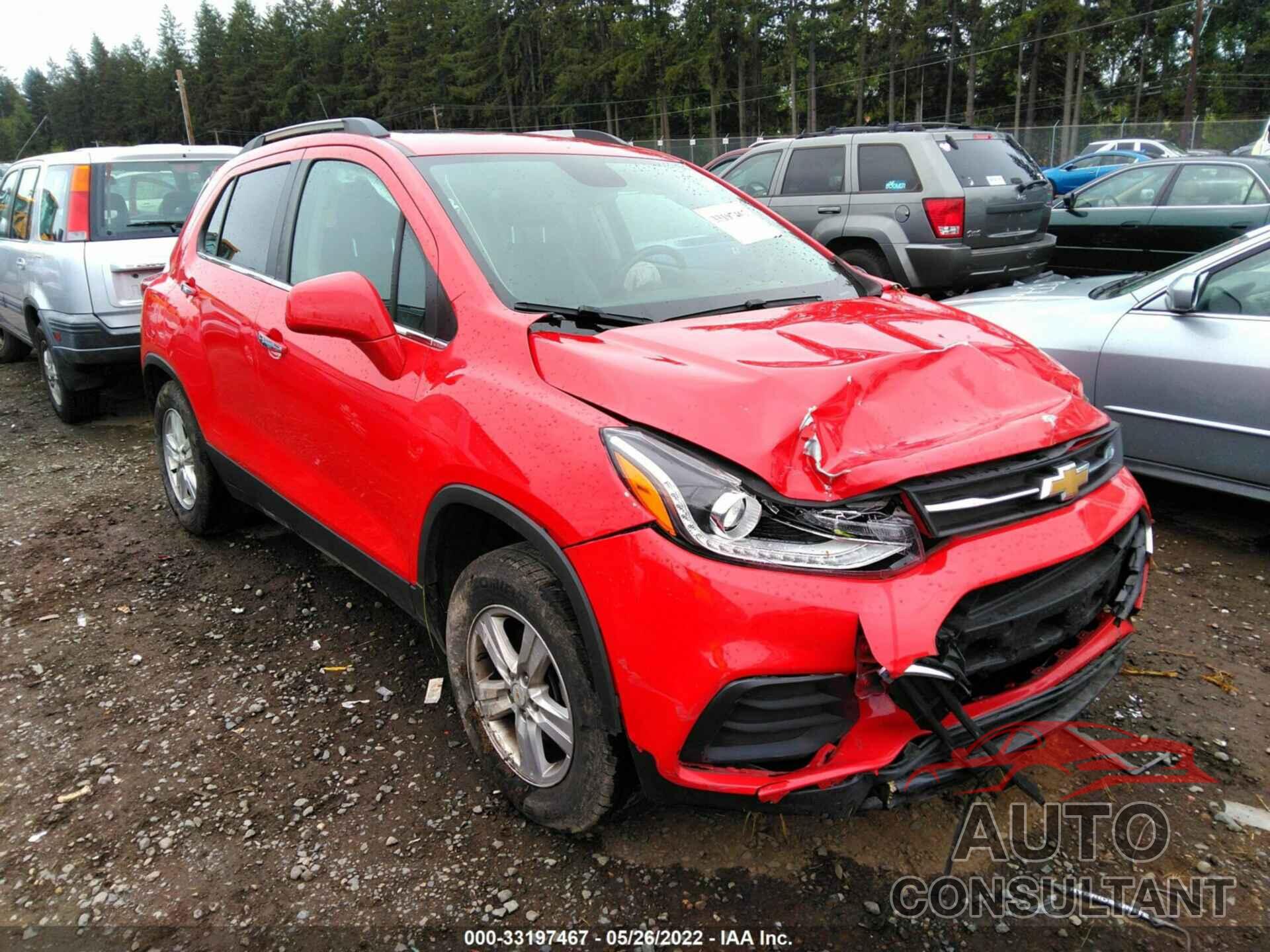 CHEVROLET TRAX 2018 - 3GNCJPSBXJL198132