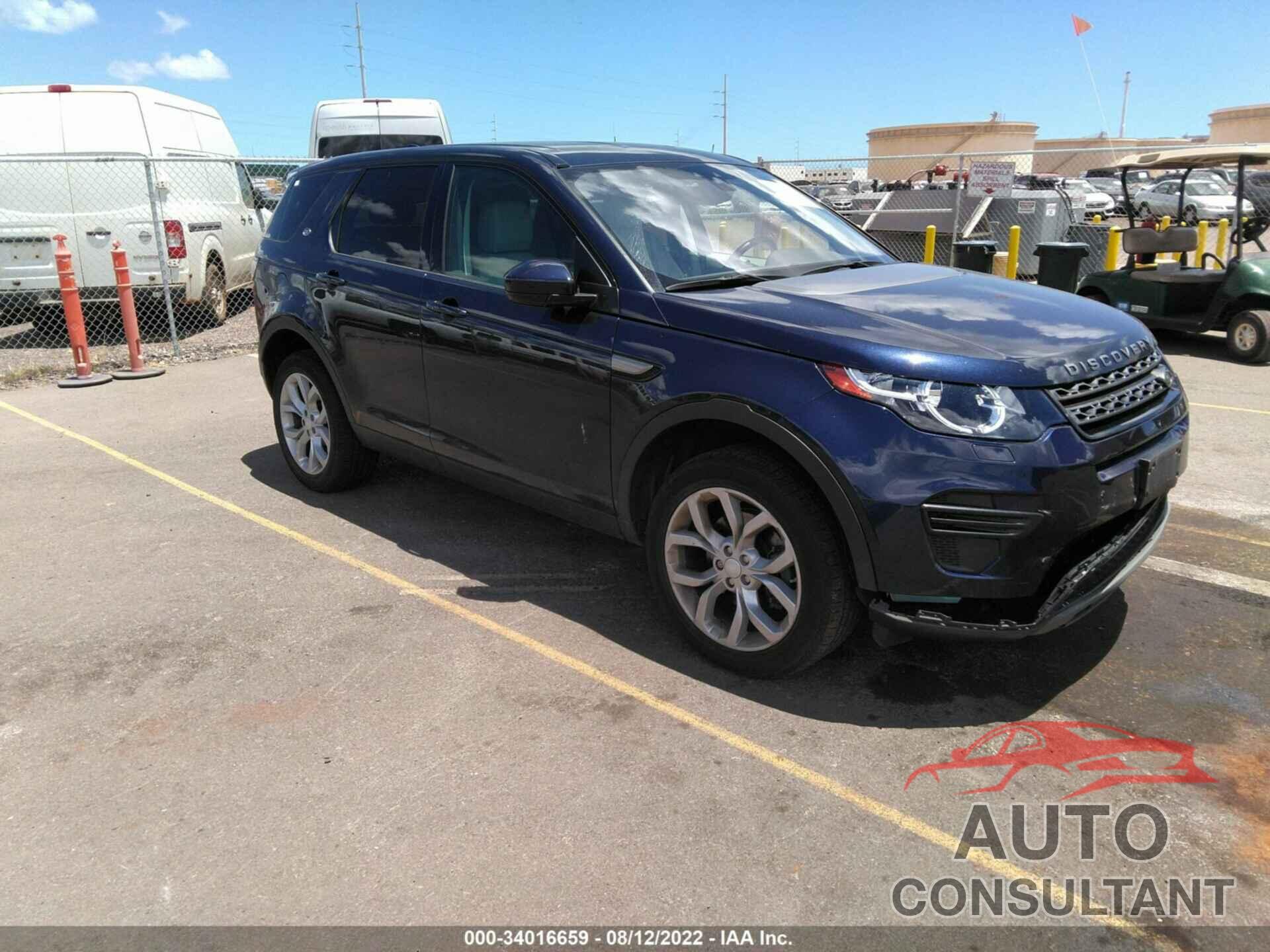 LAND ROVER DISCOVERY SPORT 2019 - SALCP2FX4KH803707