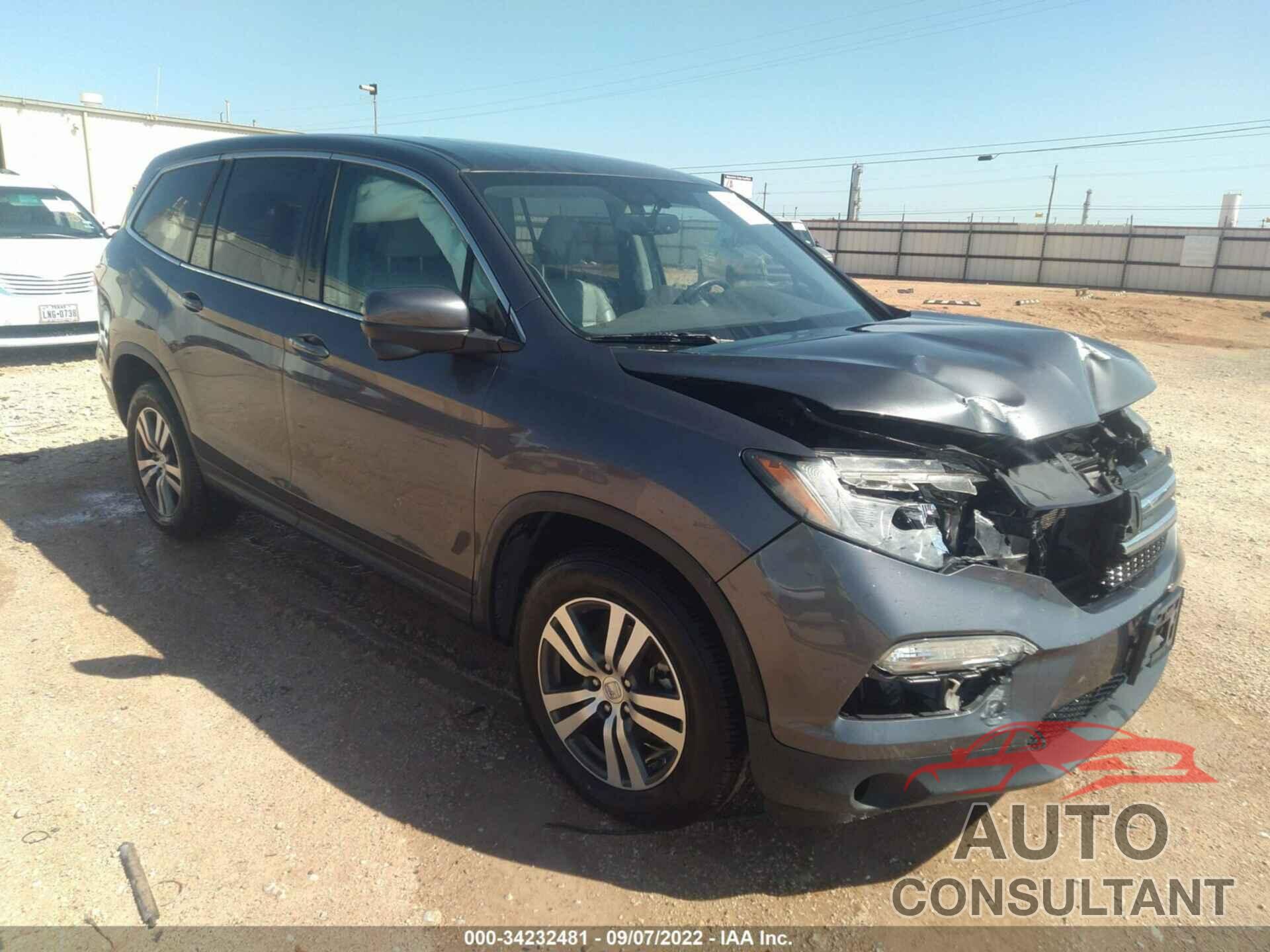 HONDA PILOT 2017 - 5FNYF6H59HB029451