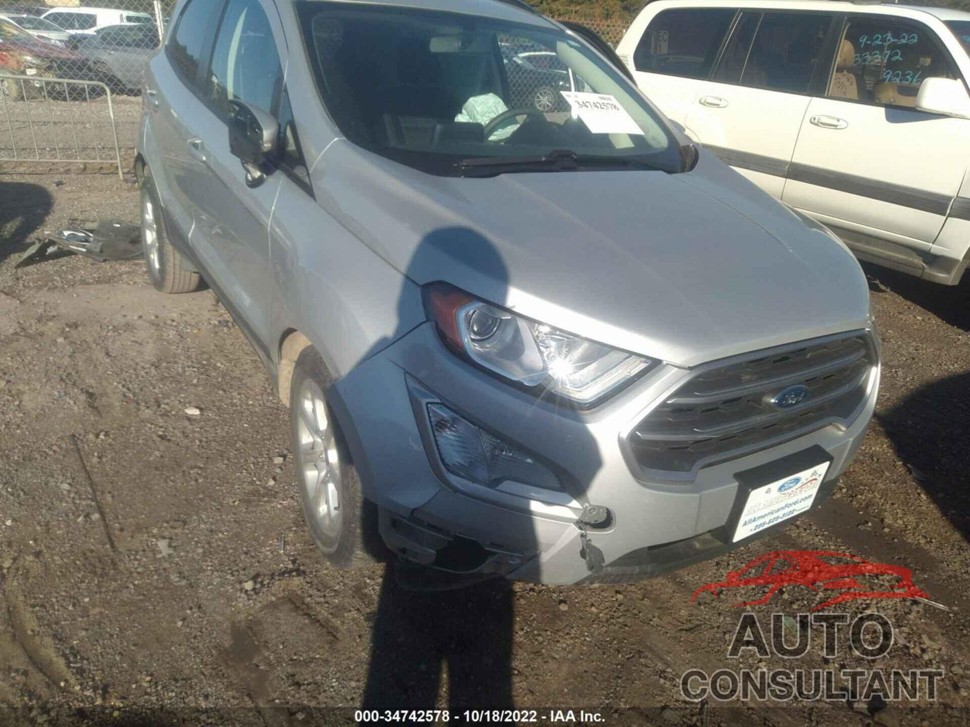 FORD ECOSPORT 2018 - MAJ3P1TE3JC164080