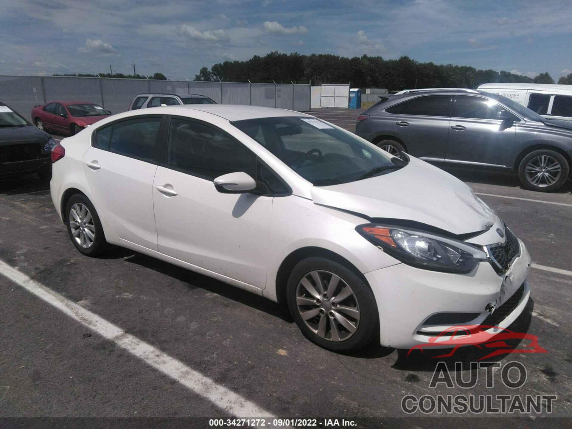 KIA FORTE 2016 - KNAFX4A62G5561830