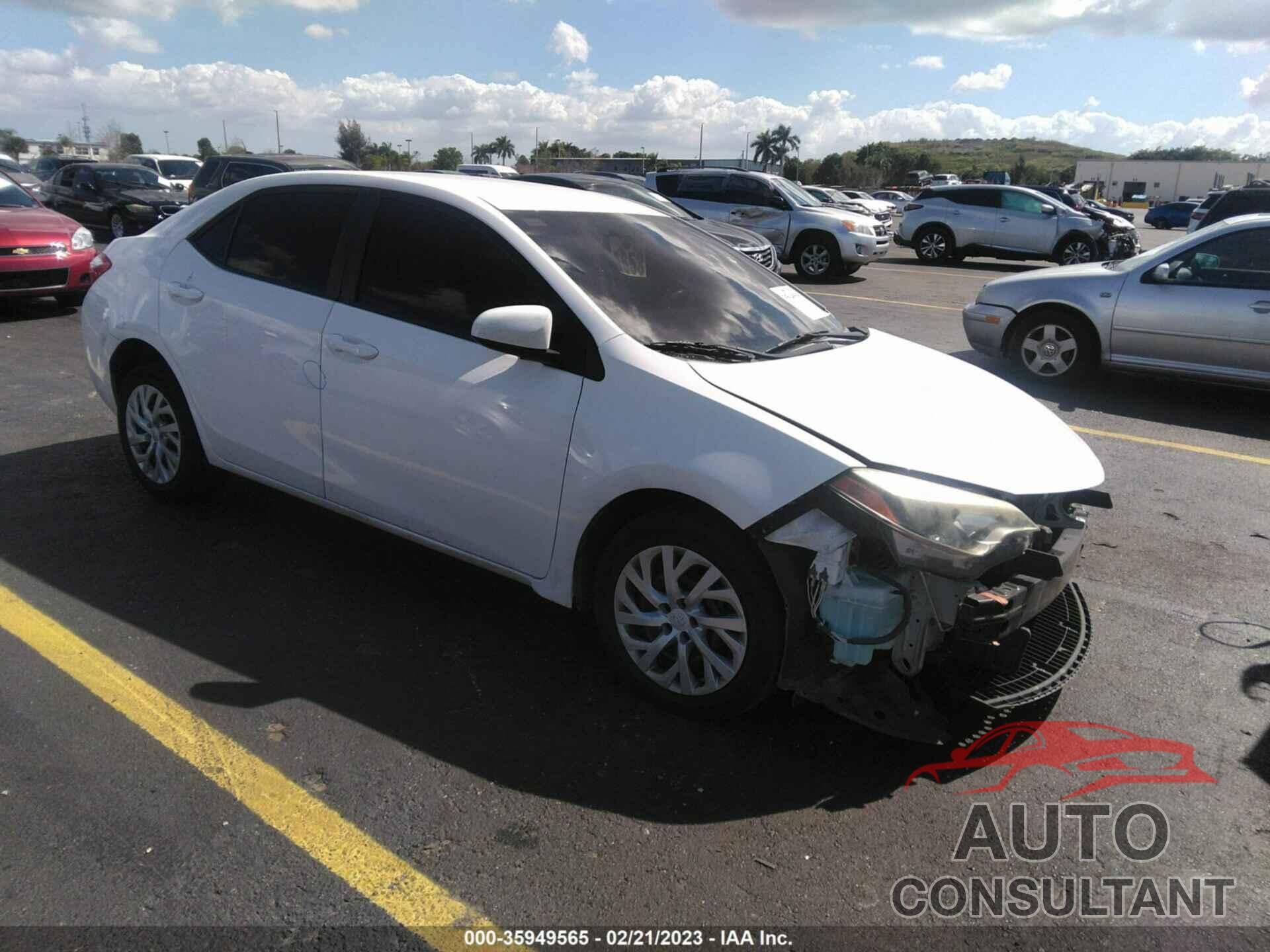 TOYOTA COROLLA 2016 - 5YFBURHE9GP495977