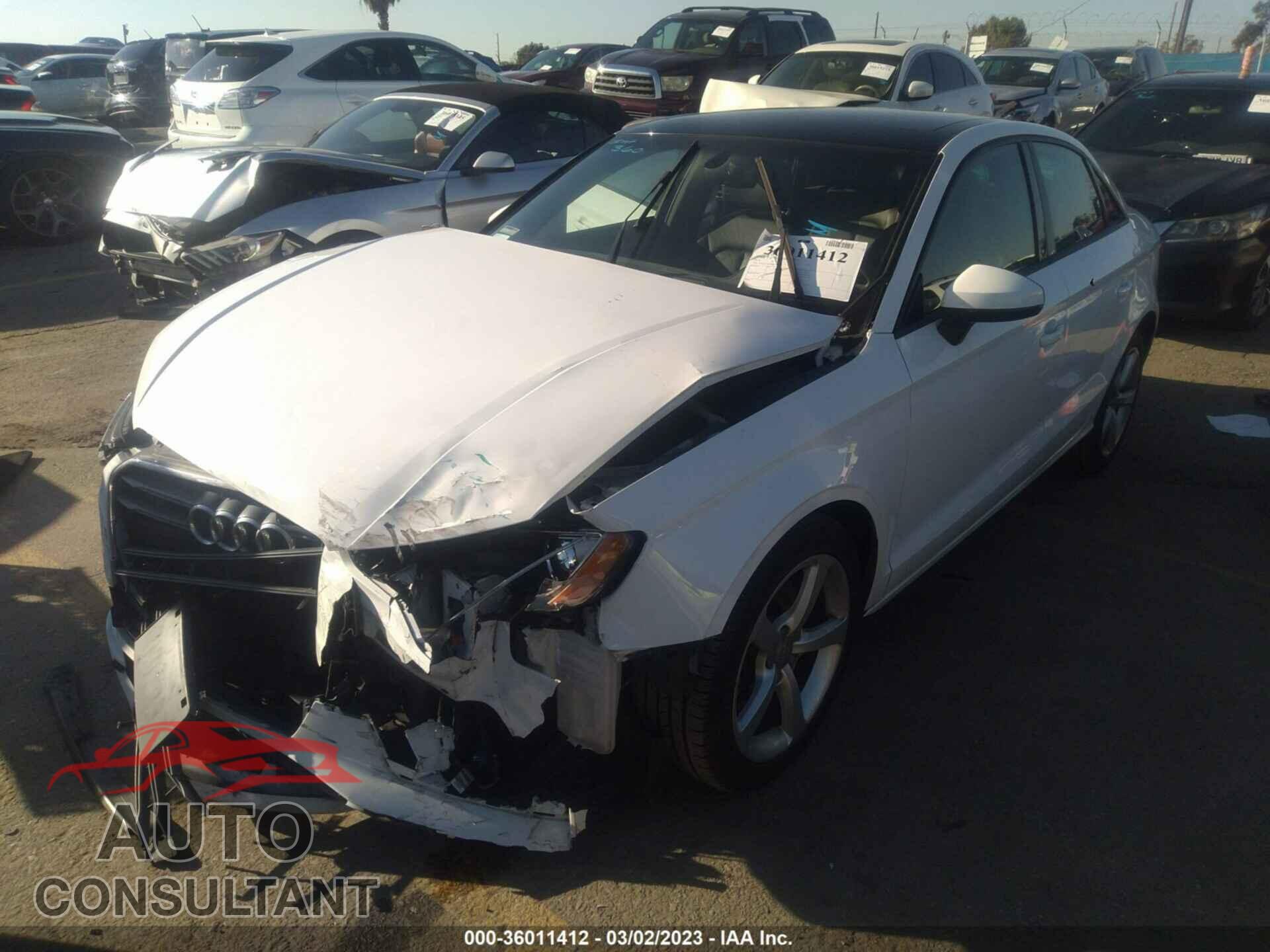 AUDI A3 2016 - WAUA7GFF8G1002651