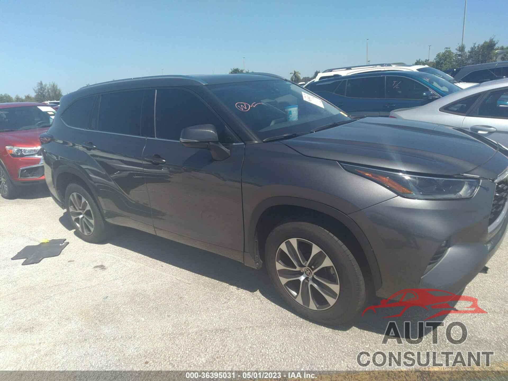 TOYOTA HIGHLANDER 2021 - 5TDGZRAH7MS082969