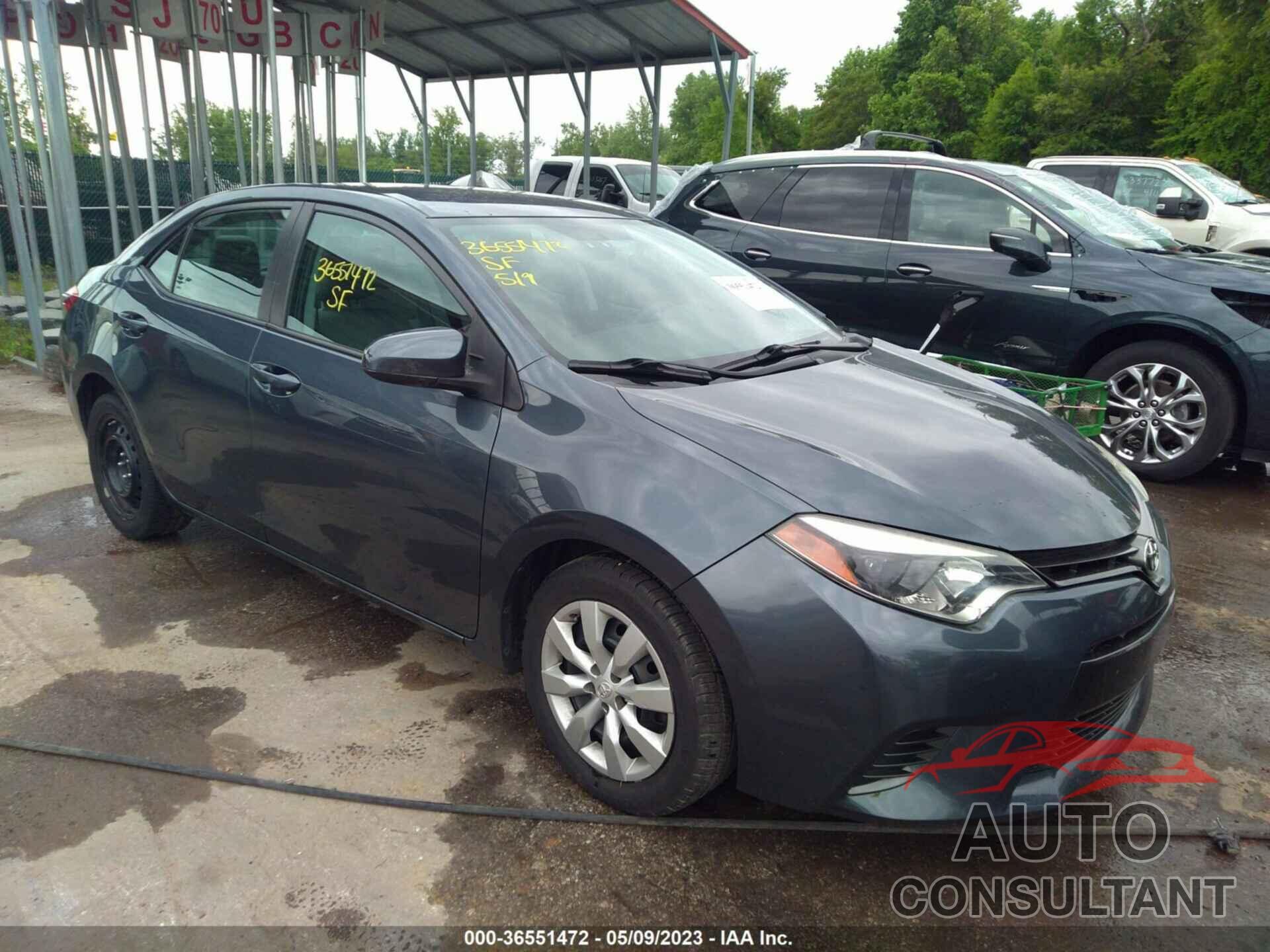 TOYOTA COROLLA 2016 - 2T1BURHE4GC593458