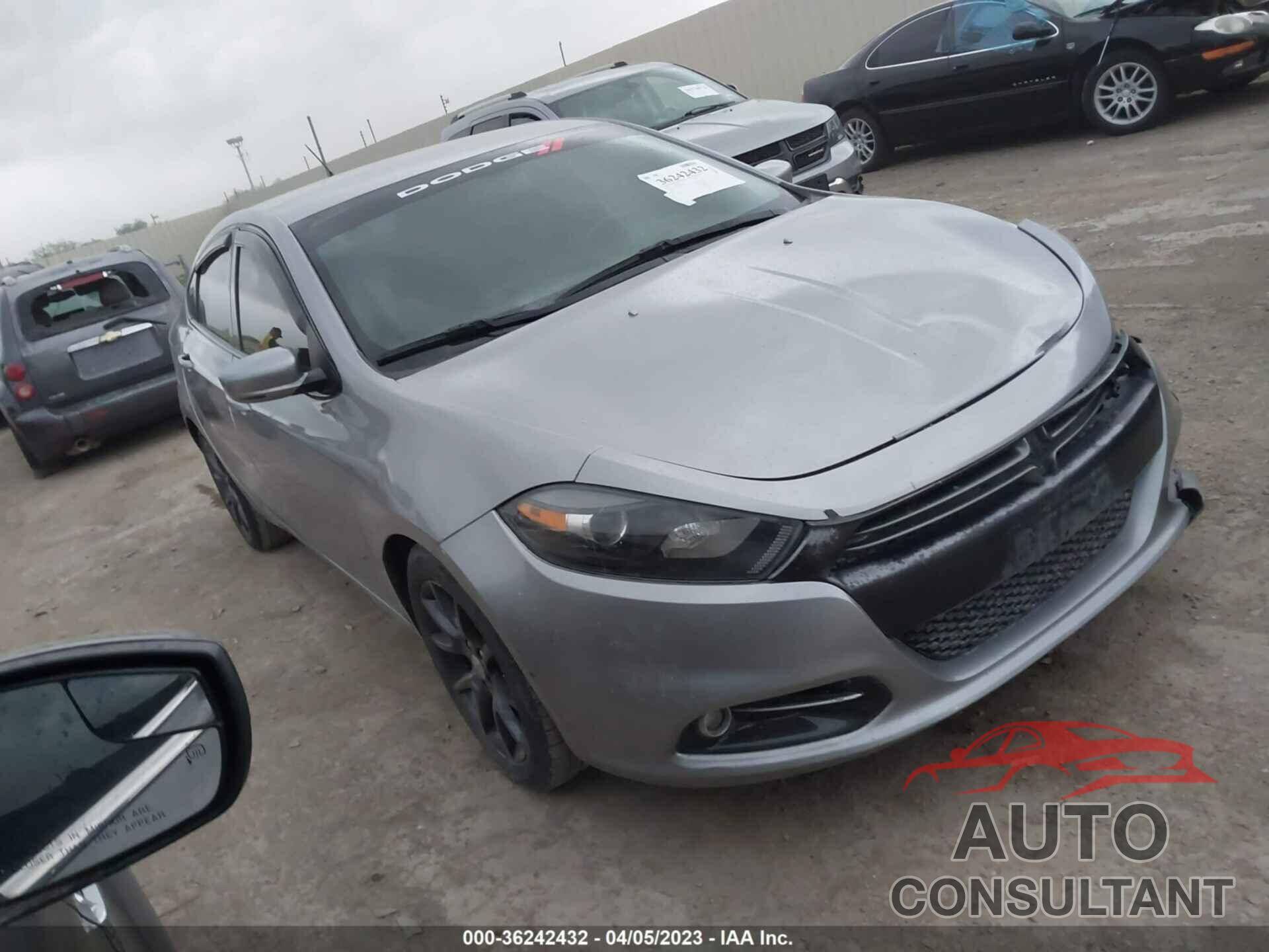 DODGE DART 2016 - 1C3CDFGB1GD823491