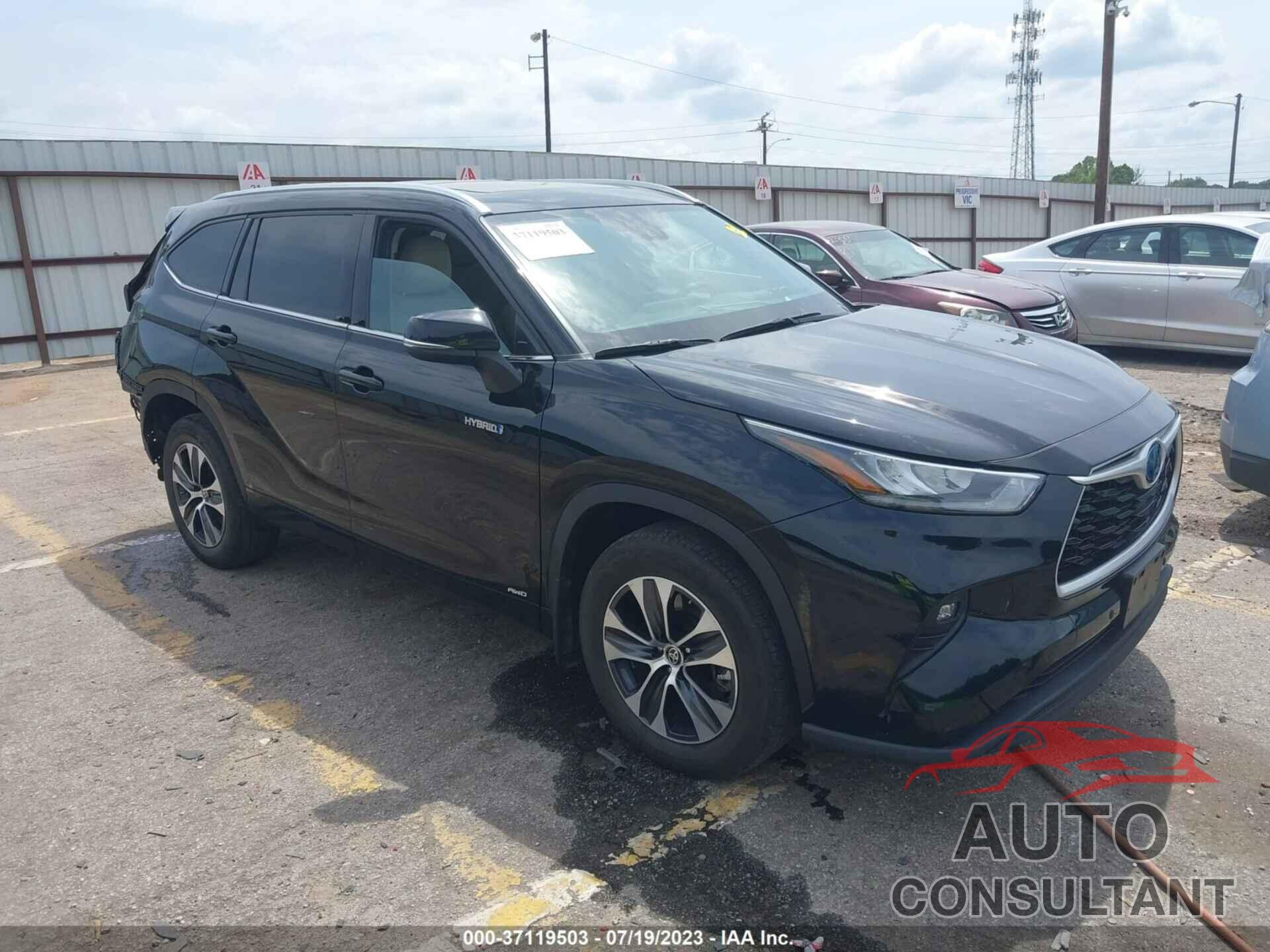 TOYOTA HIGHLANDER 2020 - 5TDGBRCH9LS501047