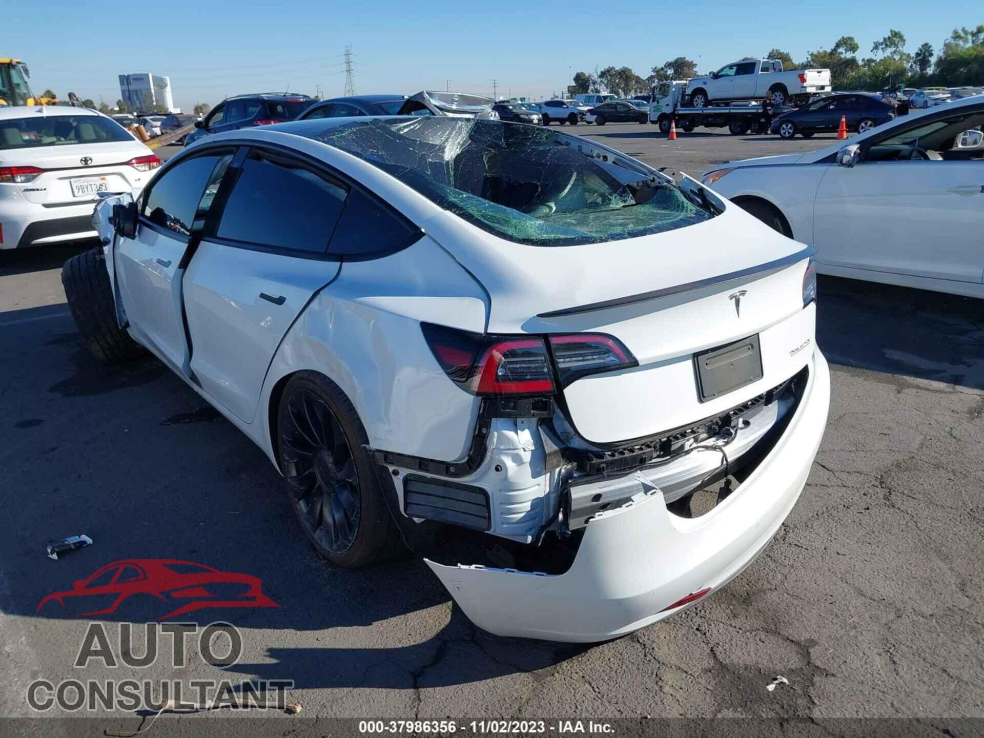 TESLA MODEL 3 2022 - 5YJ3E1ECXNF247977