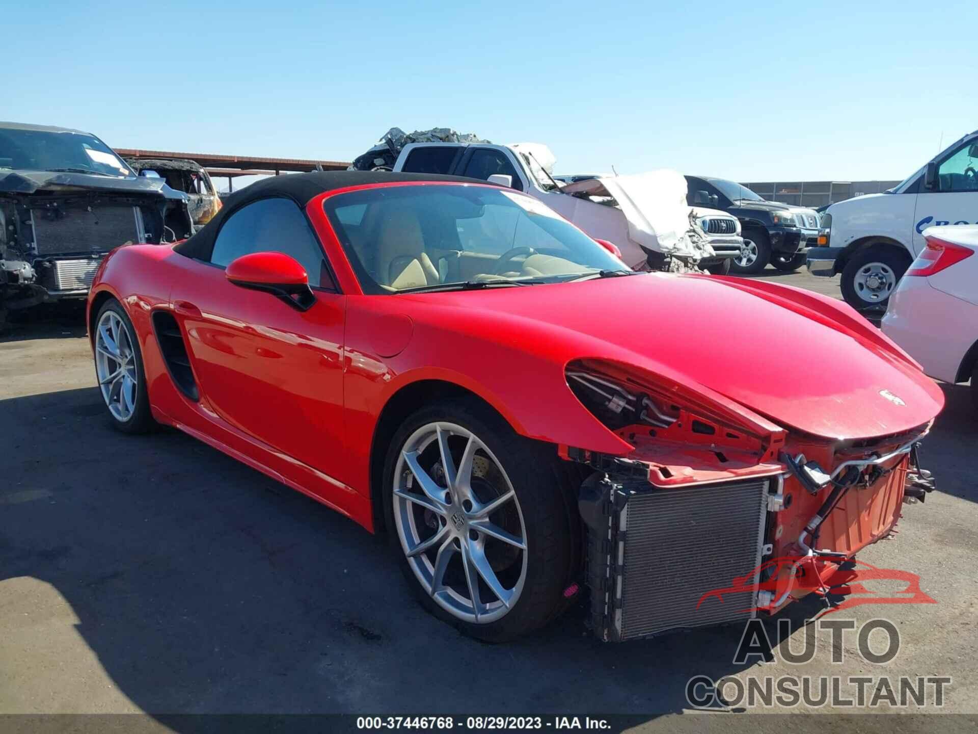 PORSCHE 718 BOXSTER 2017 - WP0CA2A85HS221121