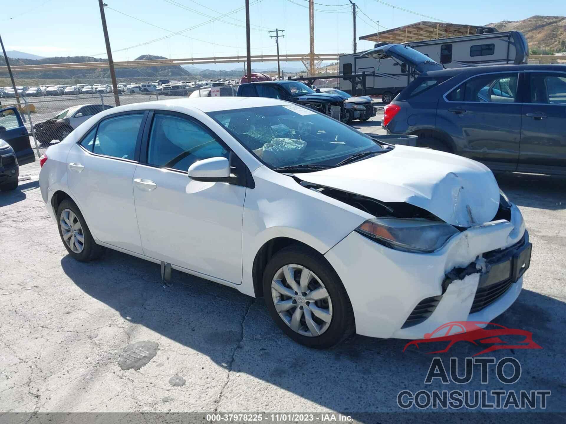 TOYOTA COROLLA 2016 - 5YFBURHEXGP525200