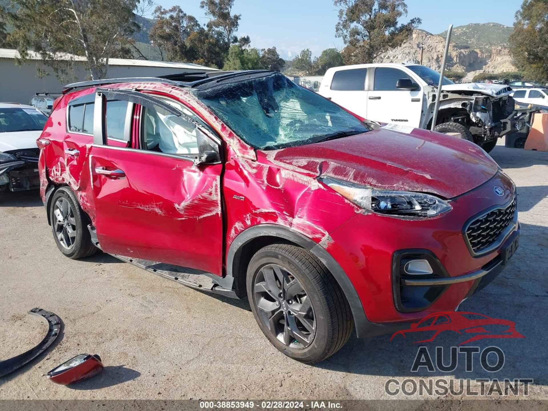 KIA SPORTAGE 2021 - KNDPNCAC8M7893557