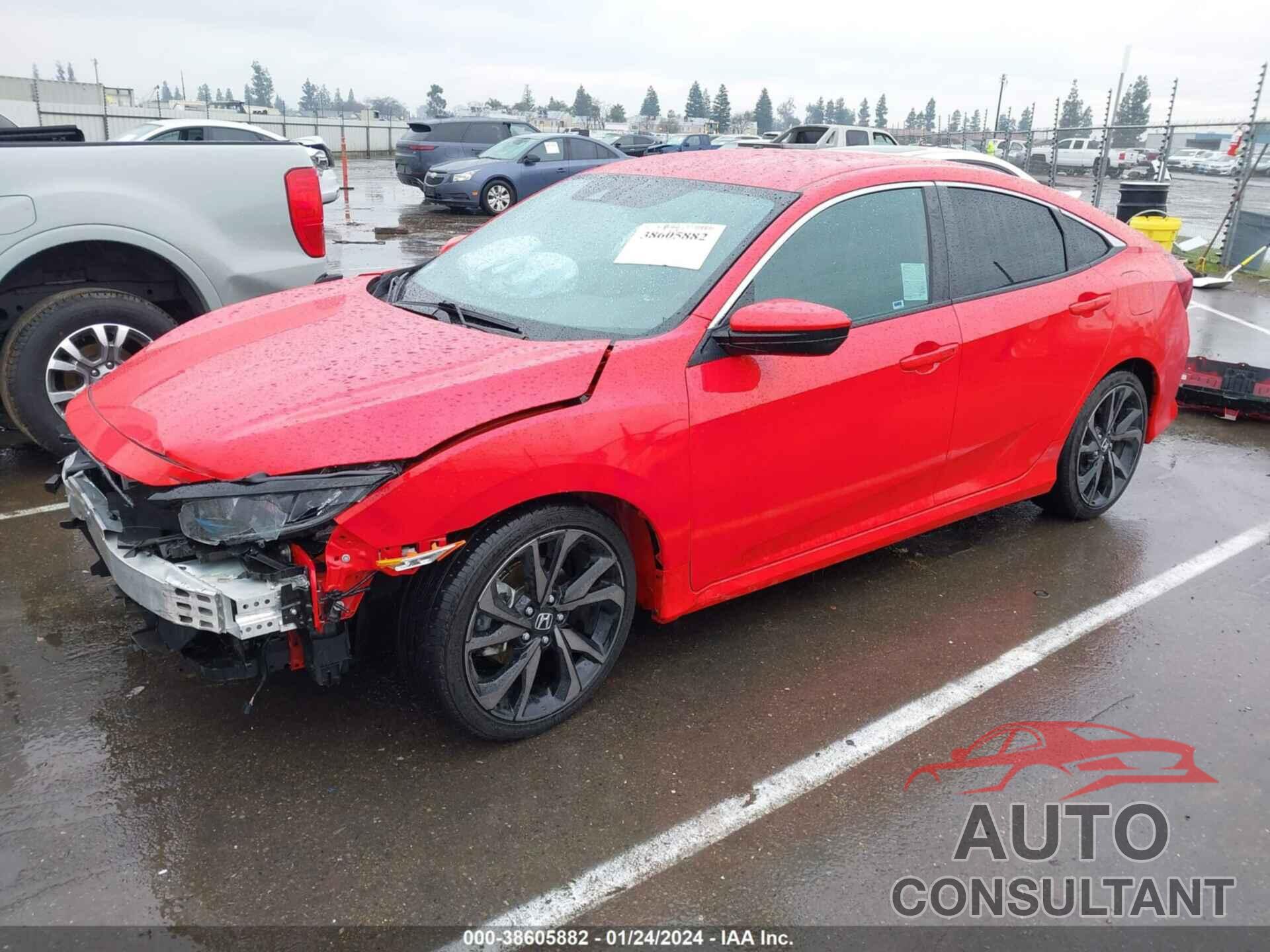 HONDA CIVIC 2019 - 2HGFC2F82KH604207