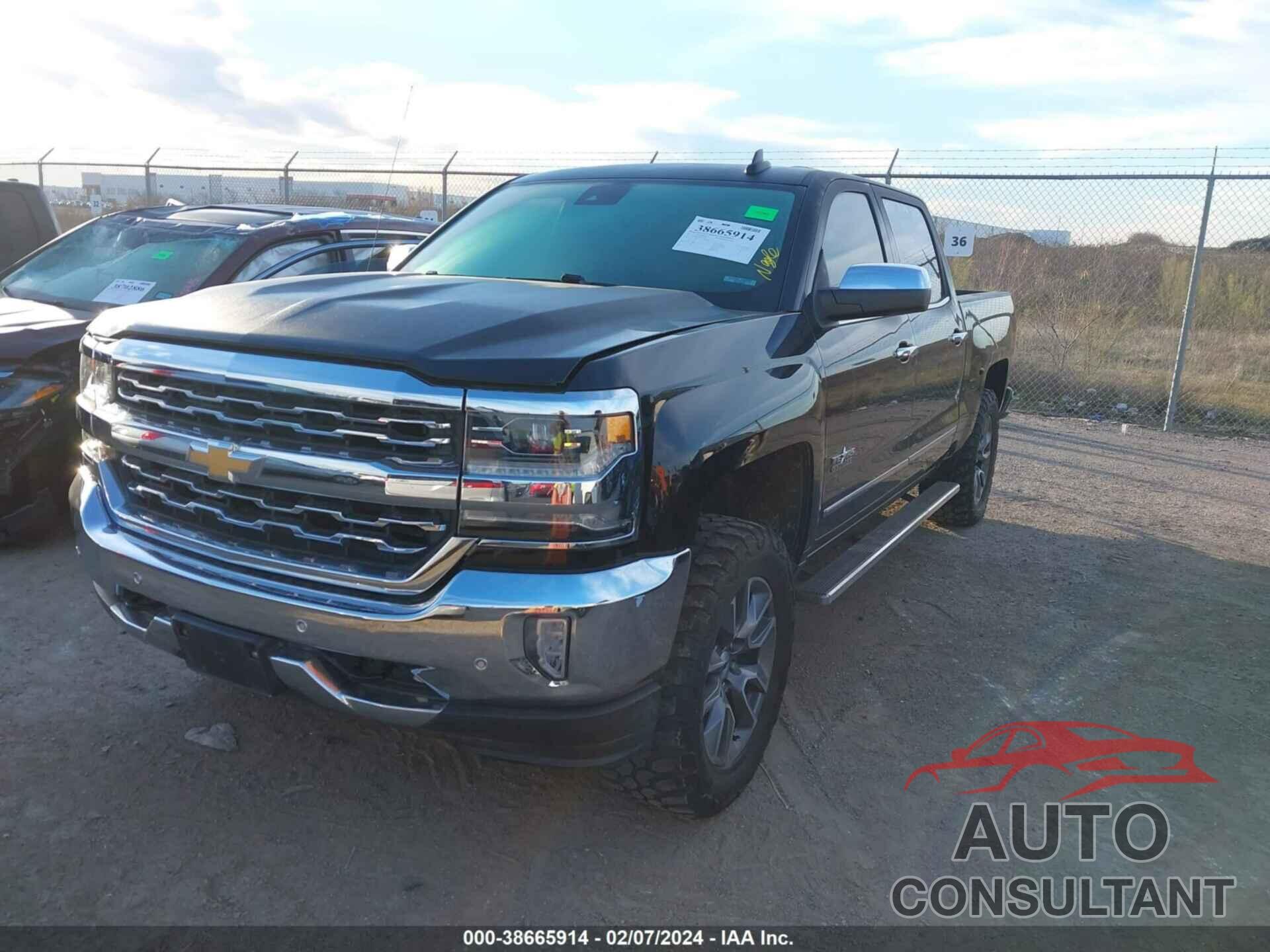 CHEVROLET SILVERADO 1500 2017 - 3GCPCSEC9HG487386