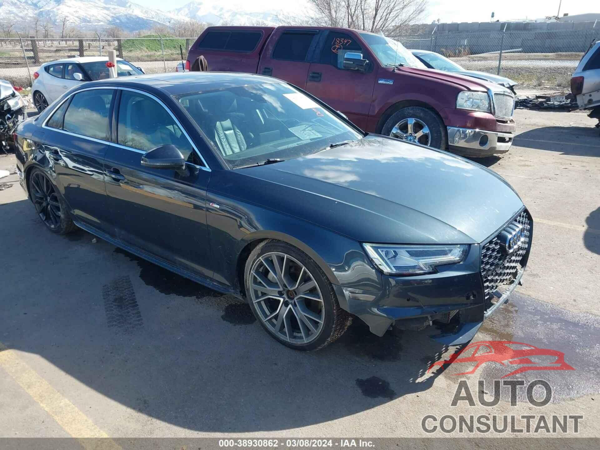 AUDI A4 2017 - WAUENAF44HN038947