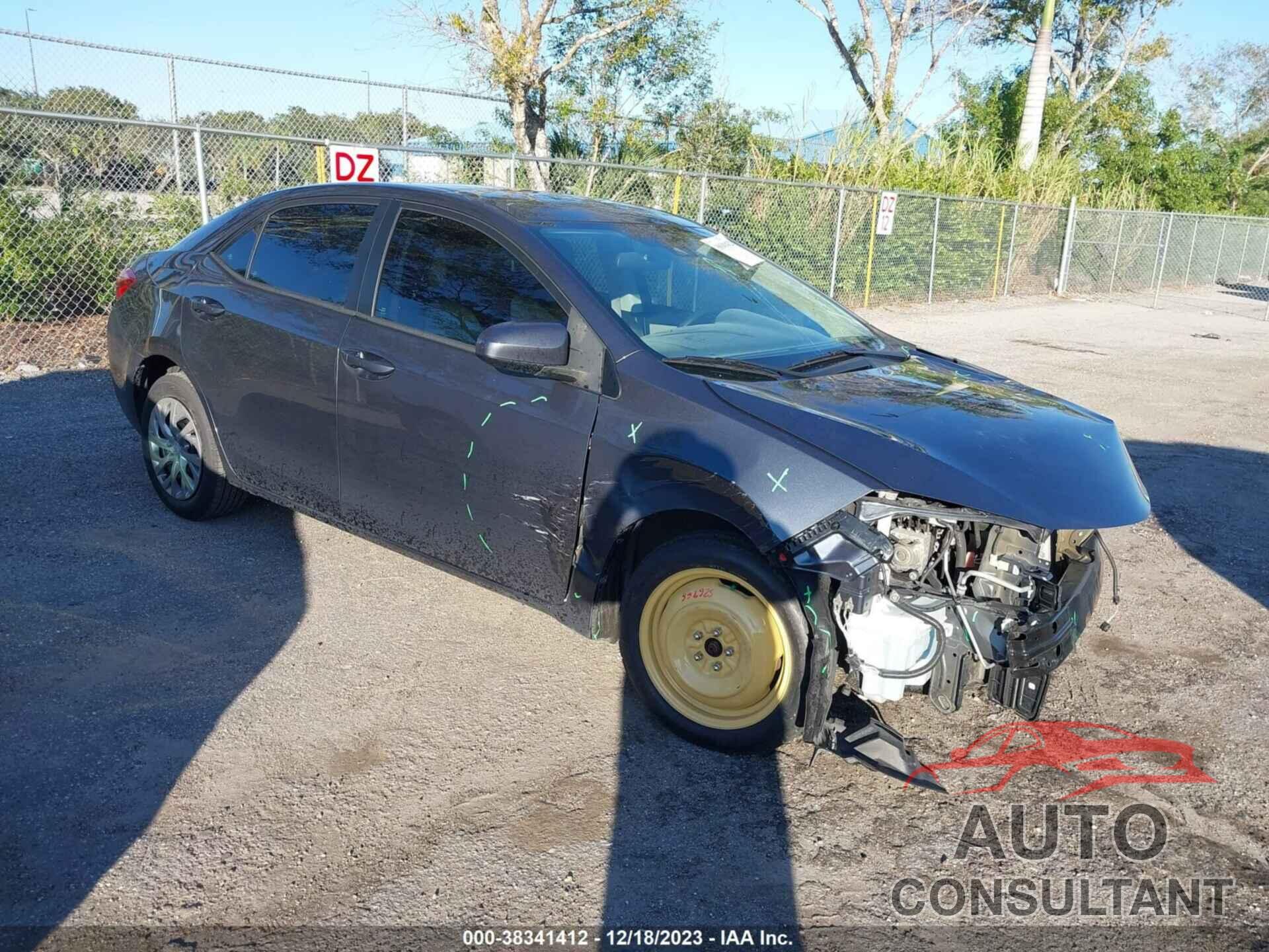 TOYOTA COROLLA 2018 - 2T1BURHE2JC016581