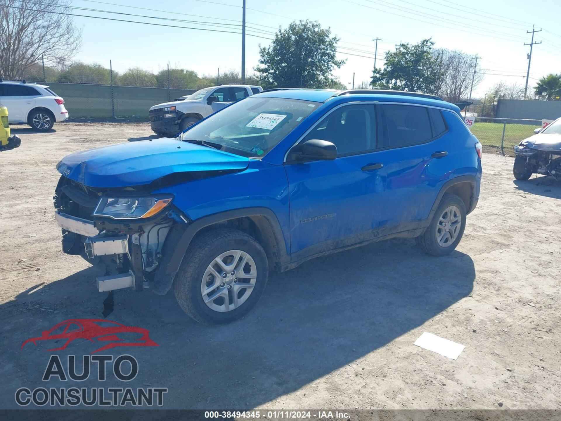 JEEP COMPASS 2021 - 3C4NJDAB2MT591693