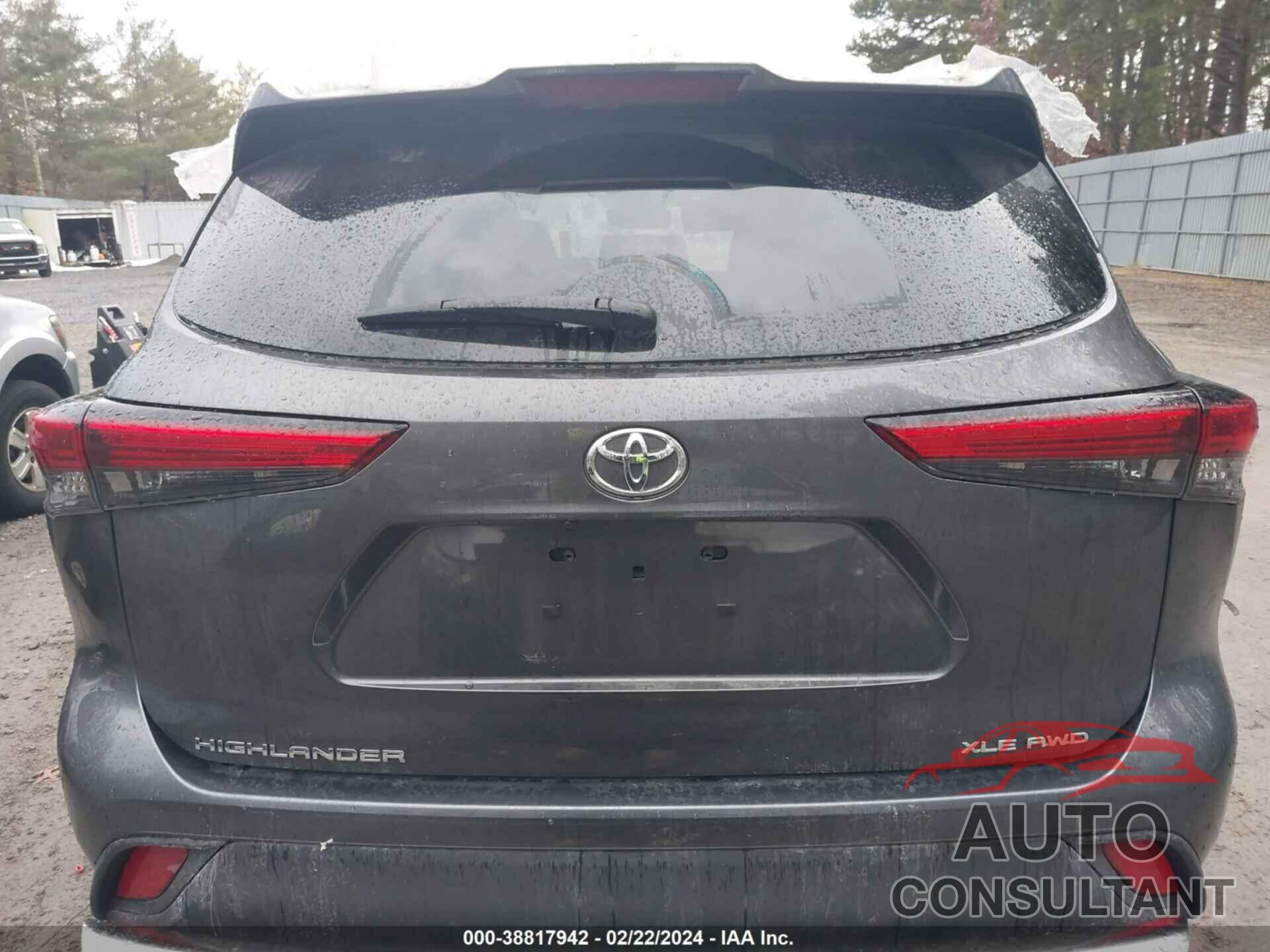 TOYOTA HIGHLANDER 2021 - 5TDGZRBH4MS135786