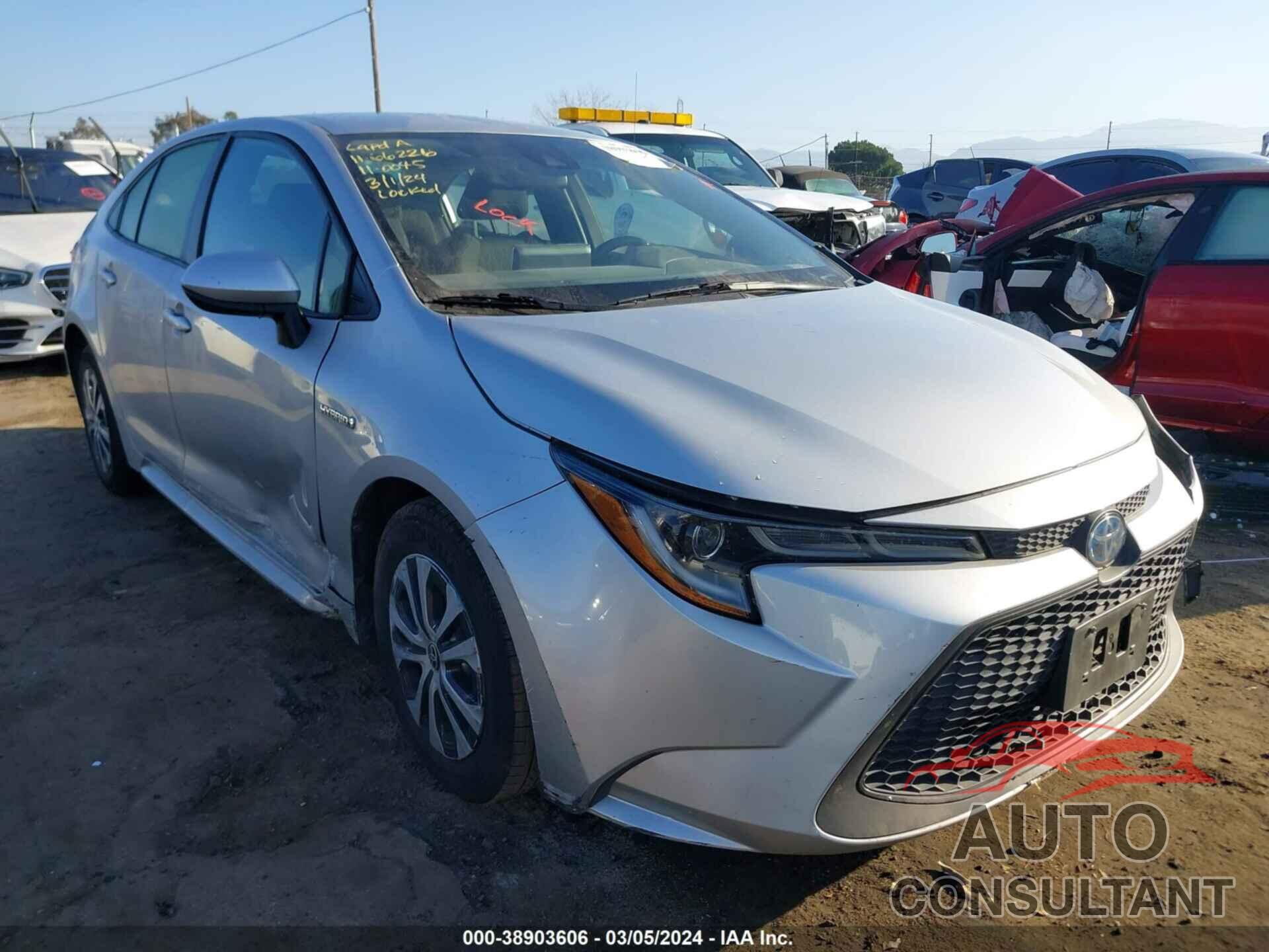 TOYOTA COROLLA 2020 - JTDEBRBE3LJ007066