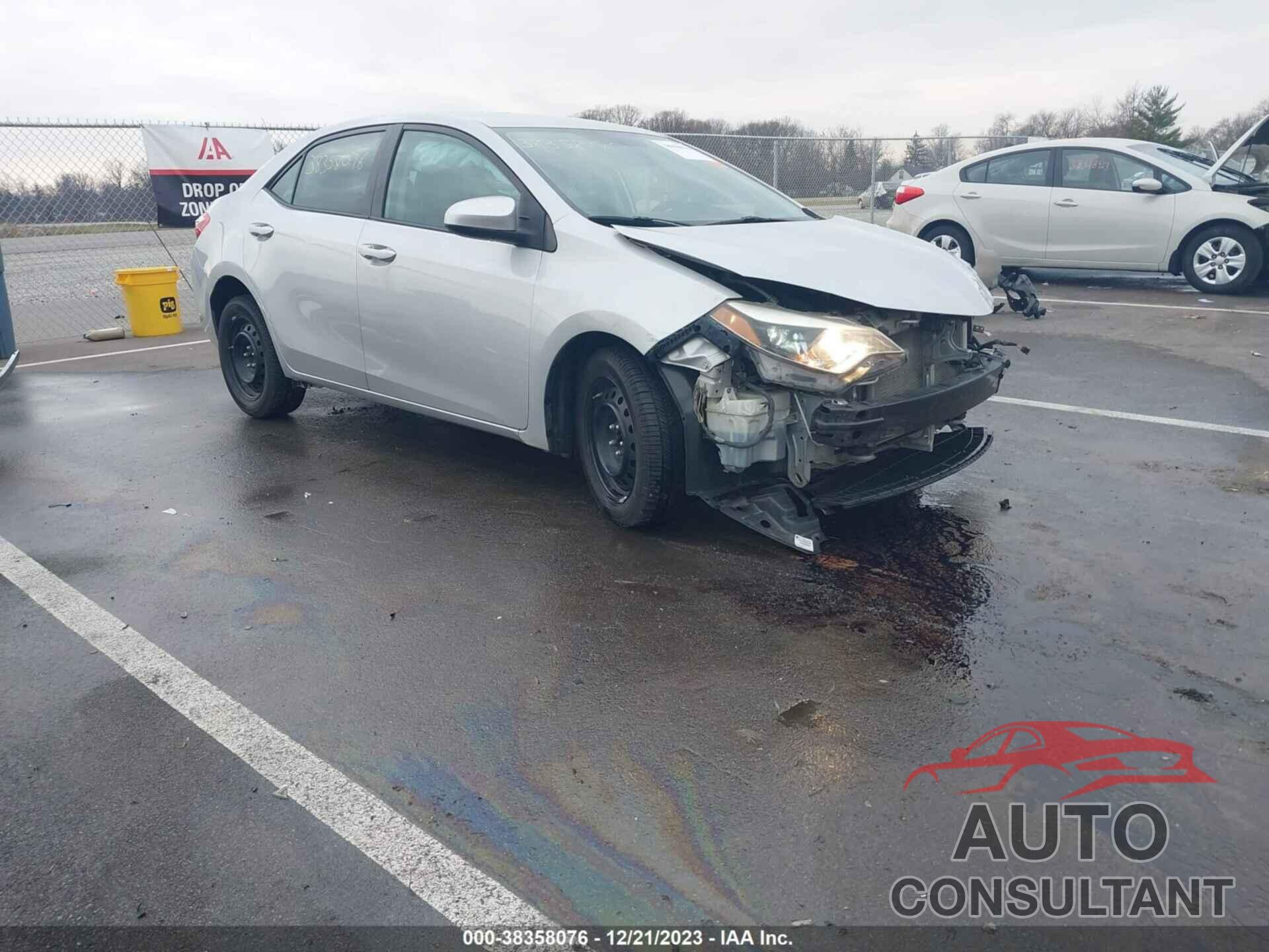TOYOTA COROLLA 2016 - 2T1BURHE4GC518937