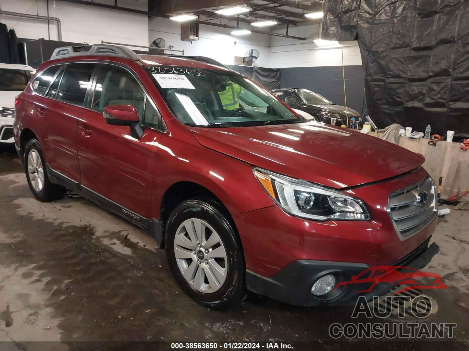SUBARU OUTBACK 2017 - 4S4BSAFCXH3345178