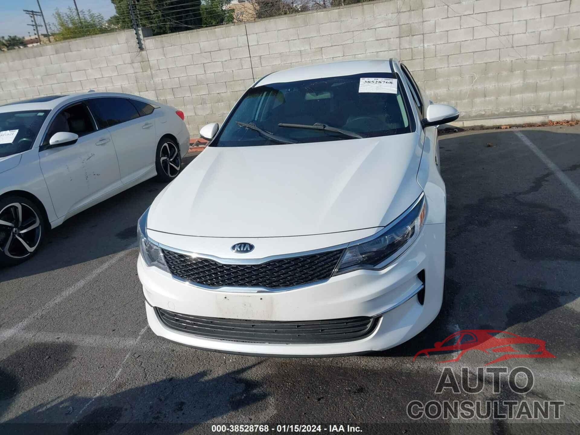 KIA OPTIMA 2016 - KNAGT4L35G5086628