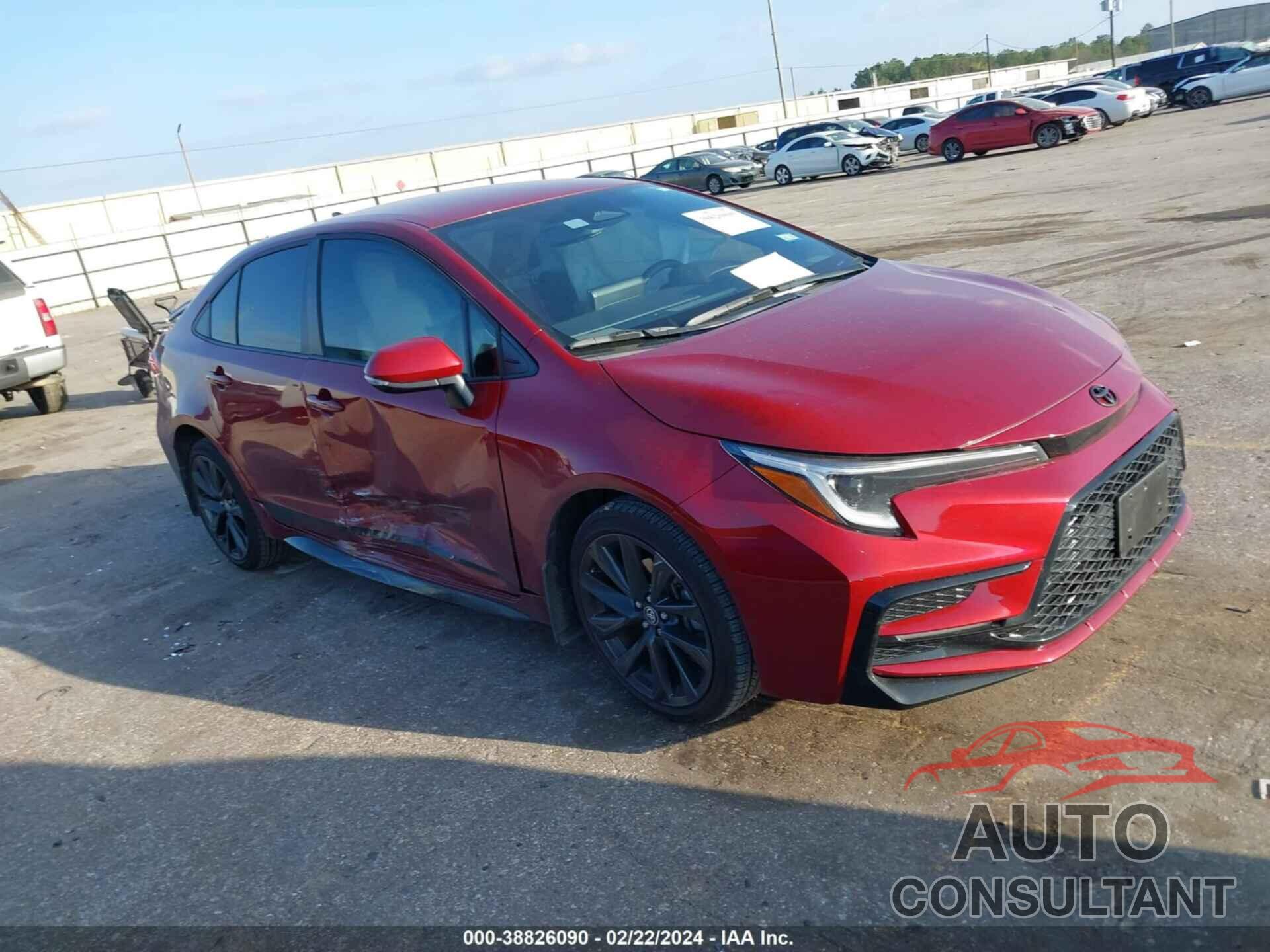 TOYOTA COROLLA 2023 - JTDS4MCE2PJ101296