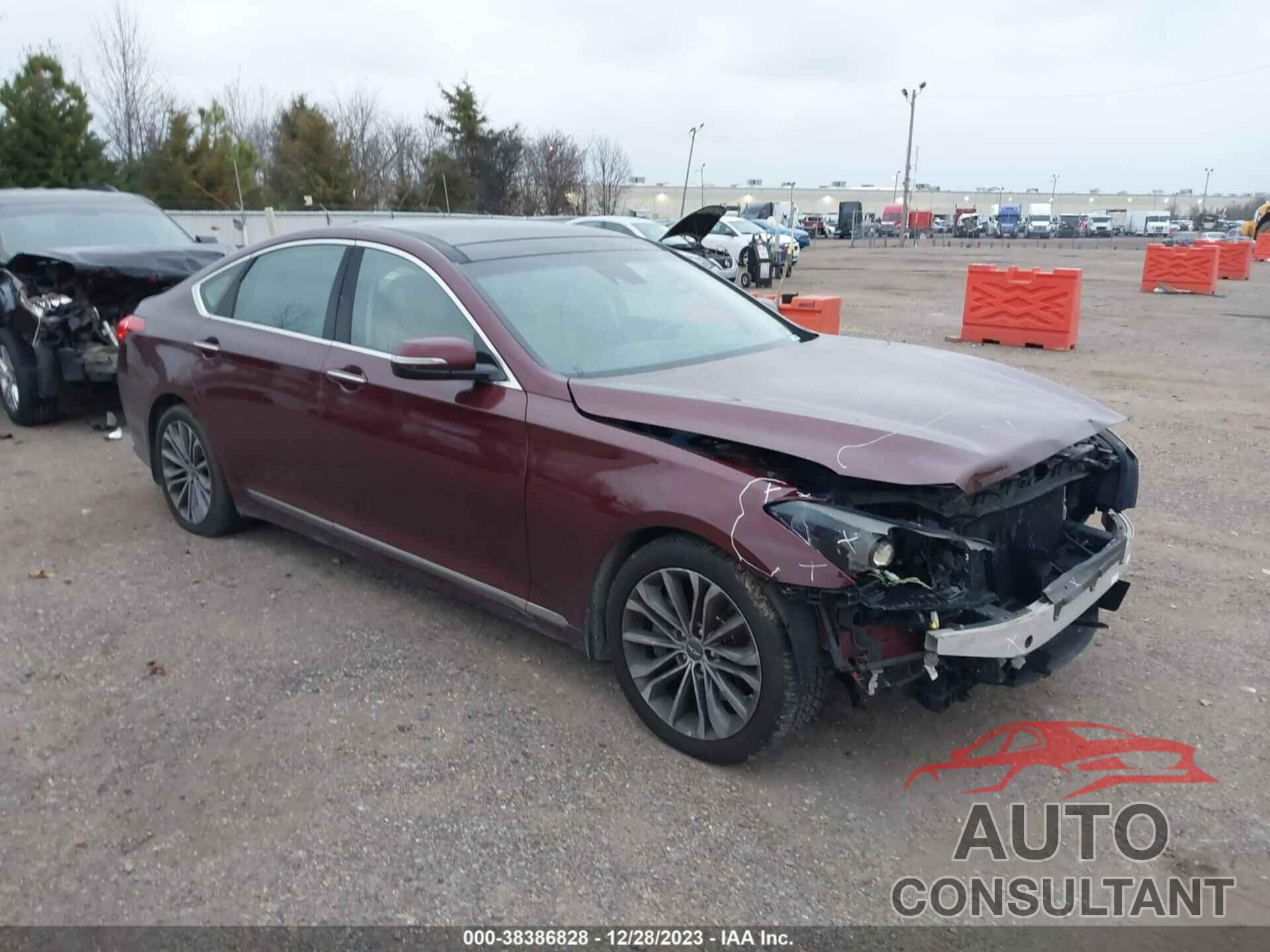 HYUNDAI GENESIS 2016 - KMHGN4JE9GU116071