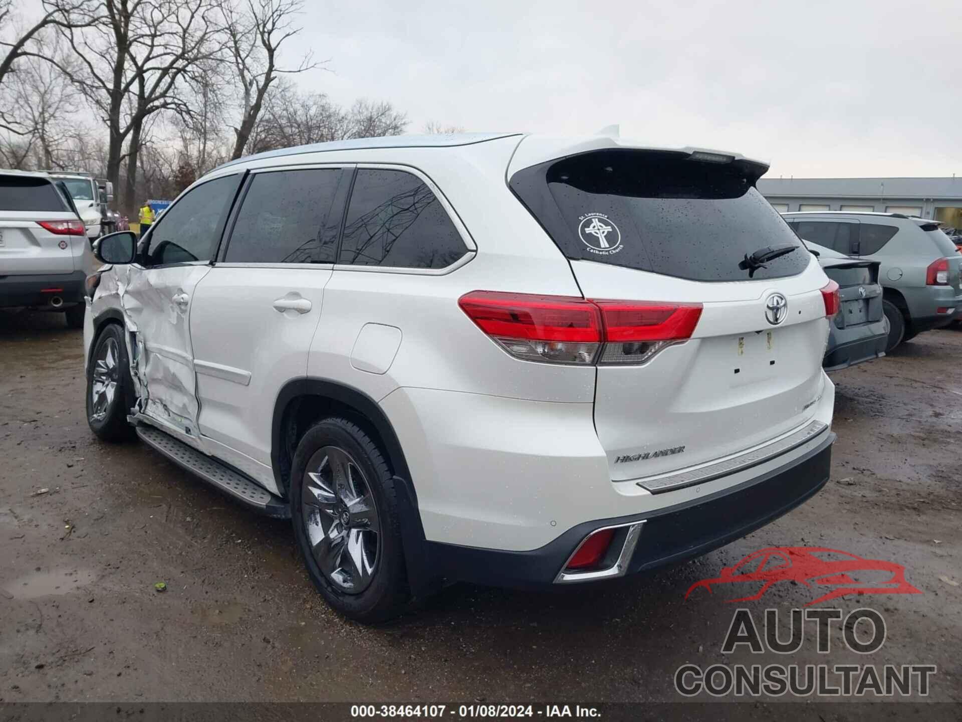 TOYOTA HIGHLANDER 2019 - 5TDDZRFH3KS701463