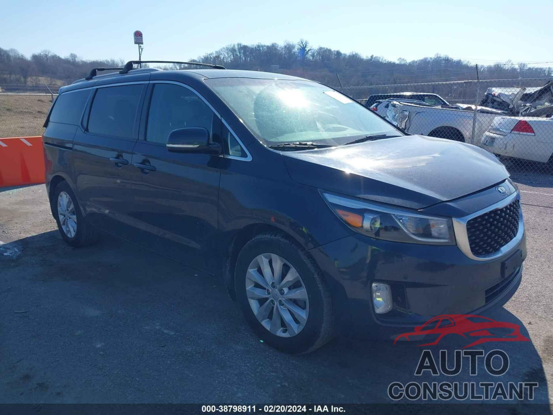 KIA SEDONA 2017 - KNDMC5C14H6256323