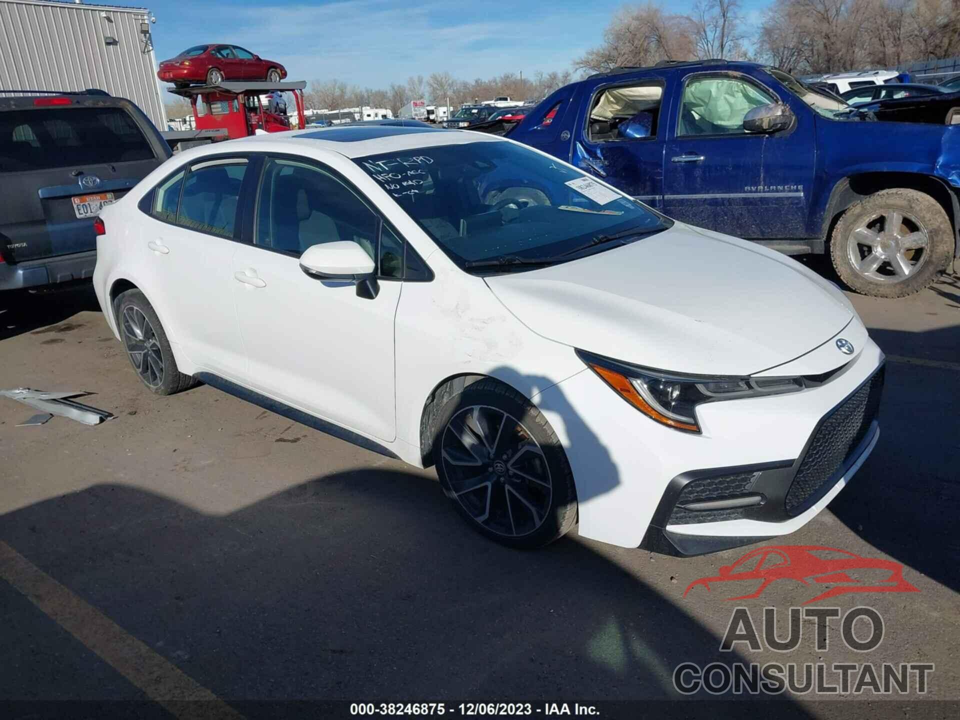TOYOTA COROLLA 2020 - JTDP4RCE7LJ007377