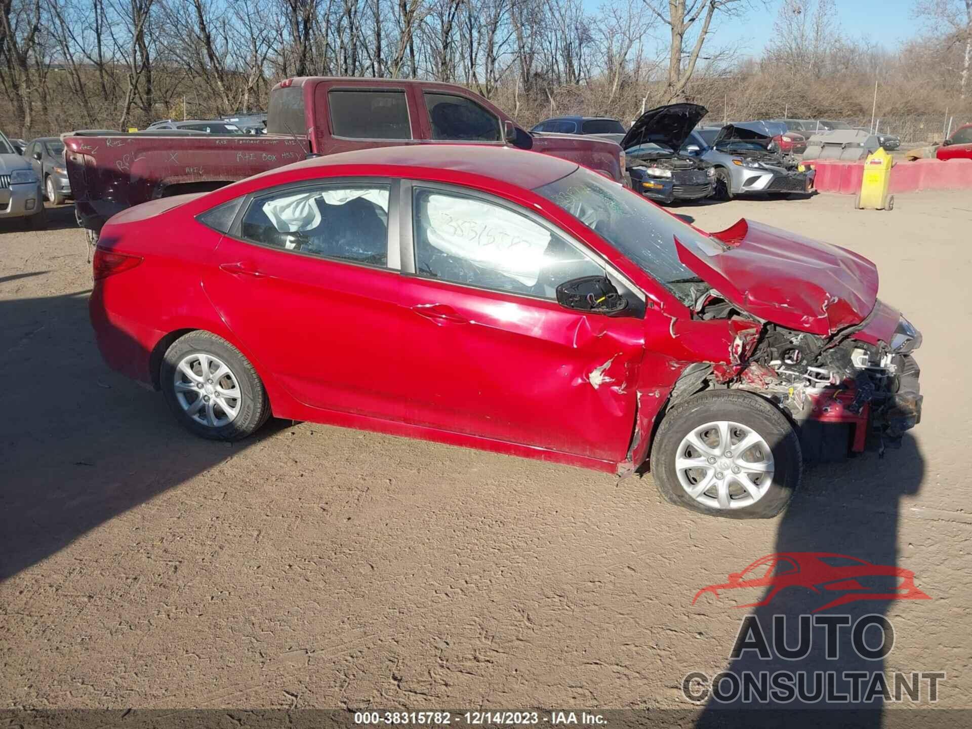 HYUNDAI ACCENT 2013 - KMHCT4AE1DU552655