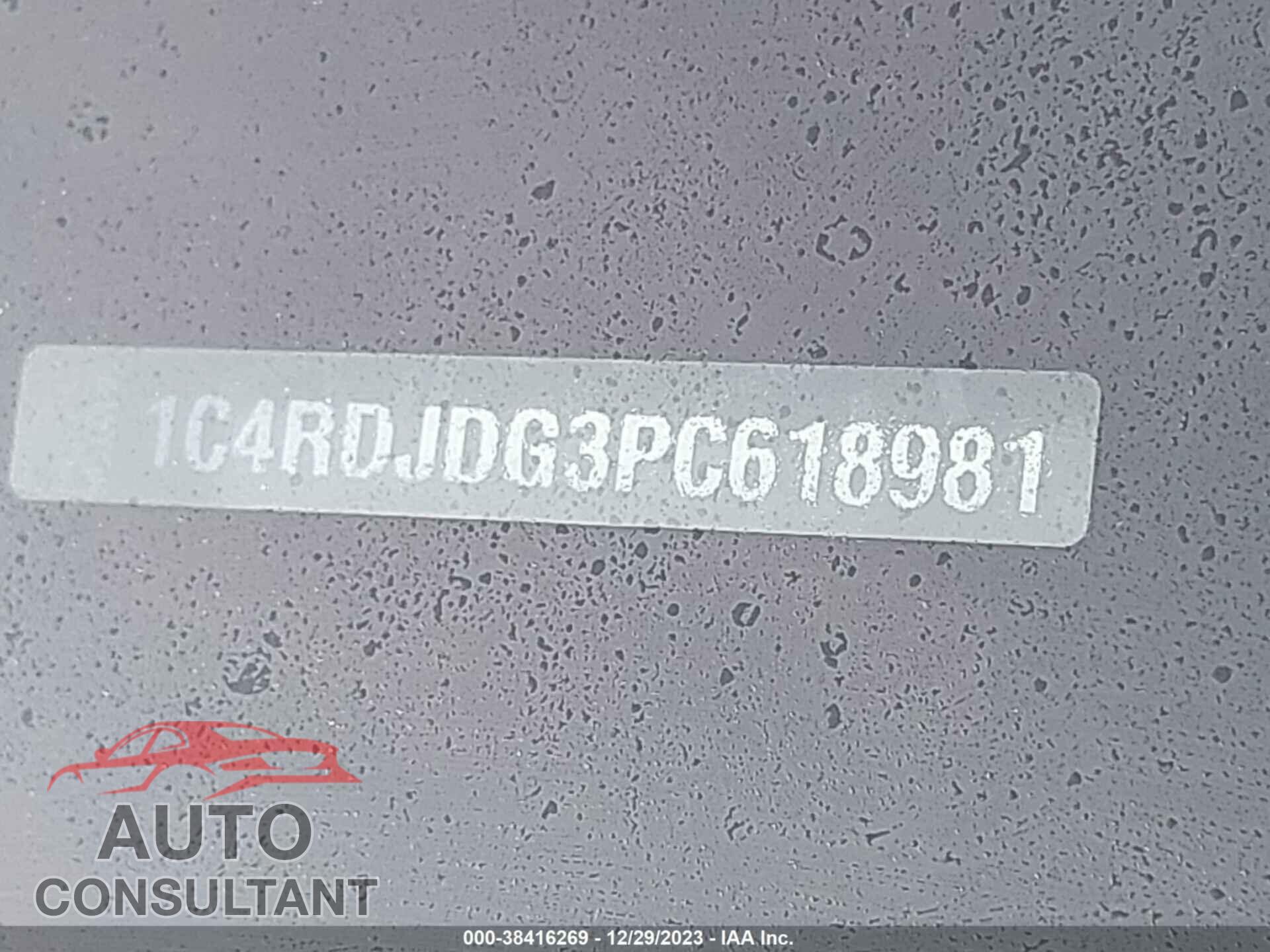 DODGE DURANGO 2023 - 1C4RDJDG3PC618981