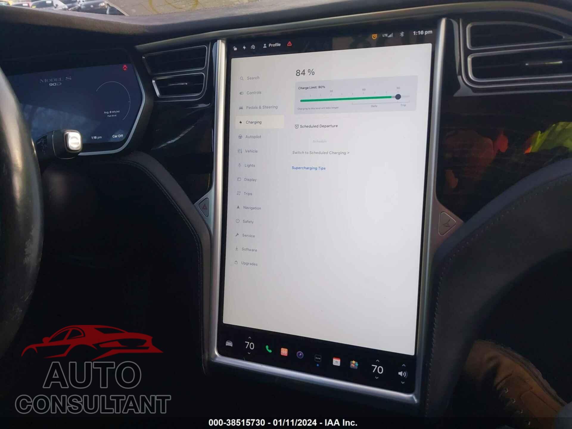 TESLA MODEL S 2016 - 5YJSA1E21GF151320