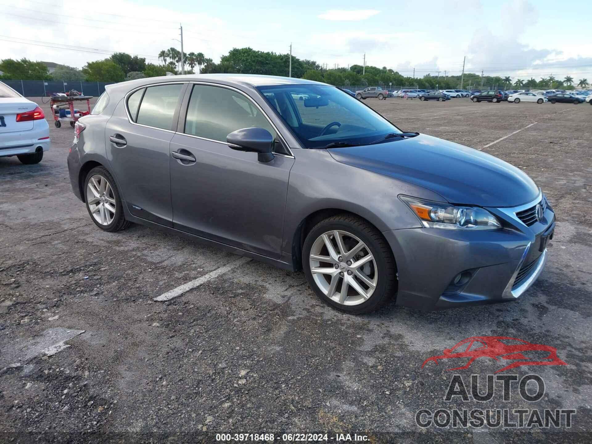 LEXUS CT 200H 2016 - JTHKD5BH9G2266983