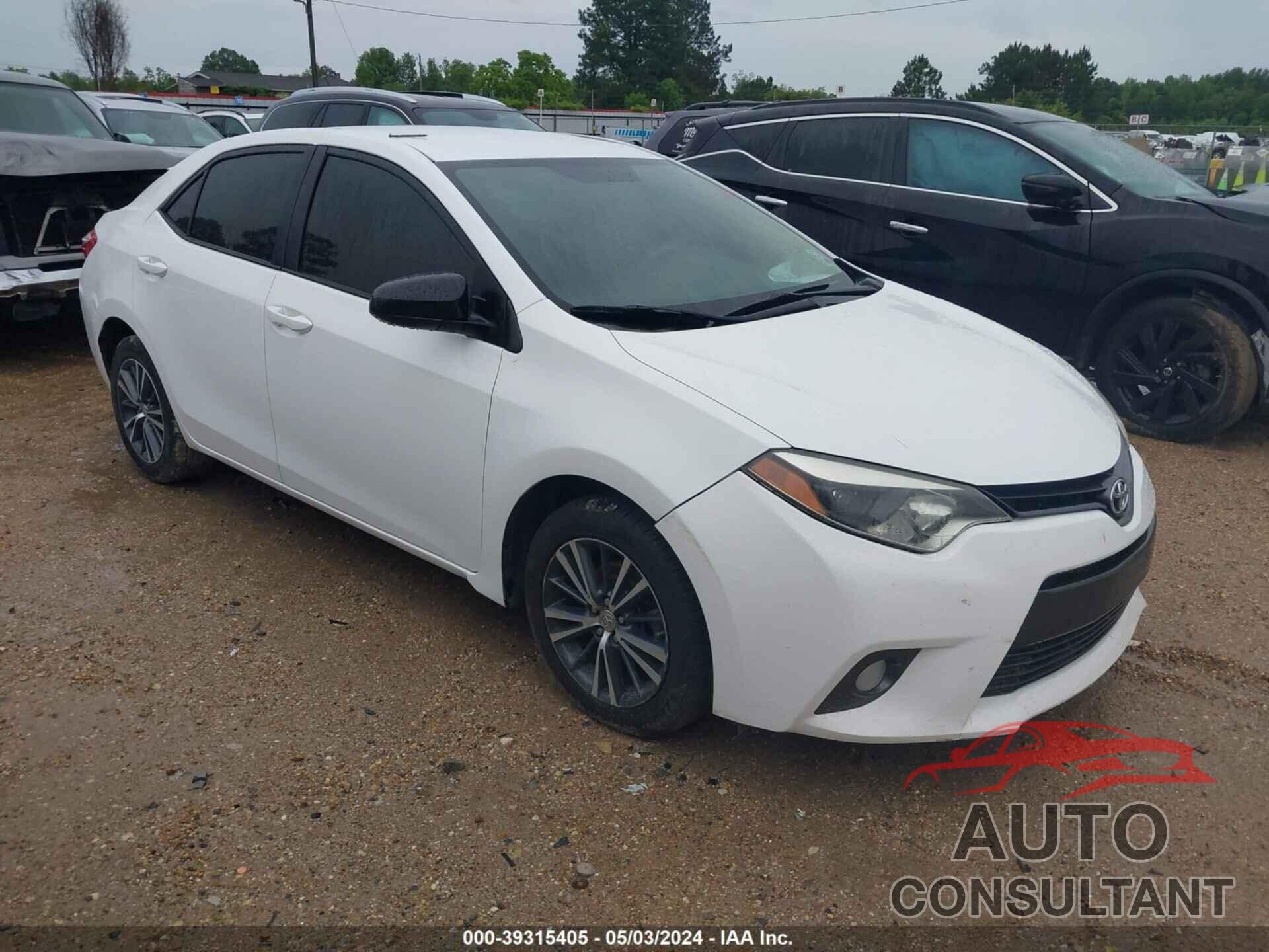 TOYOTA COROLLA 2016 - 5YFBURHE4GP391719