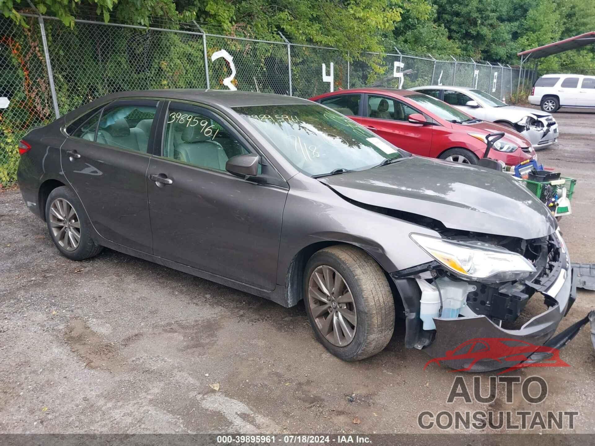 TOYOTA CAMRY 2016 - 4T4BF1FK8GR573979