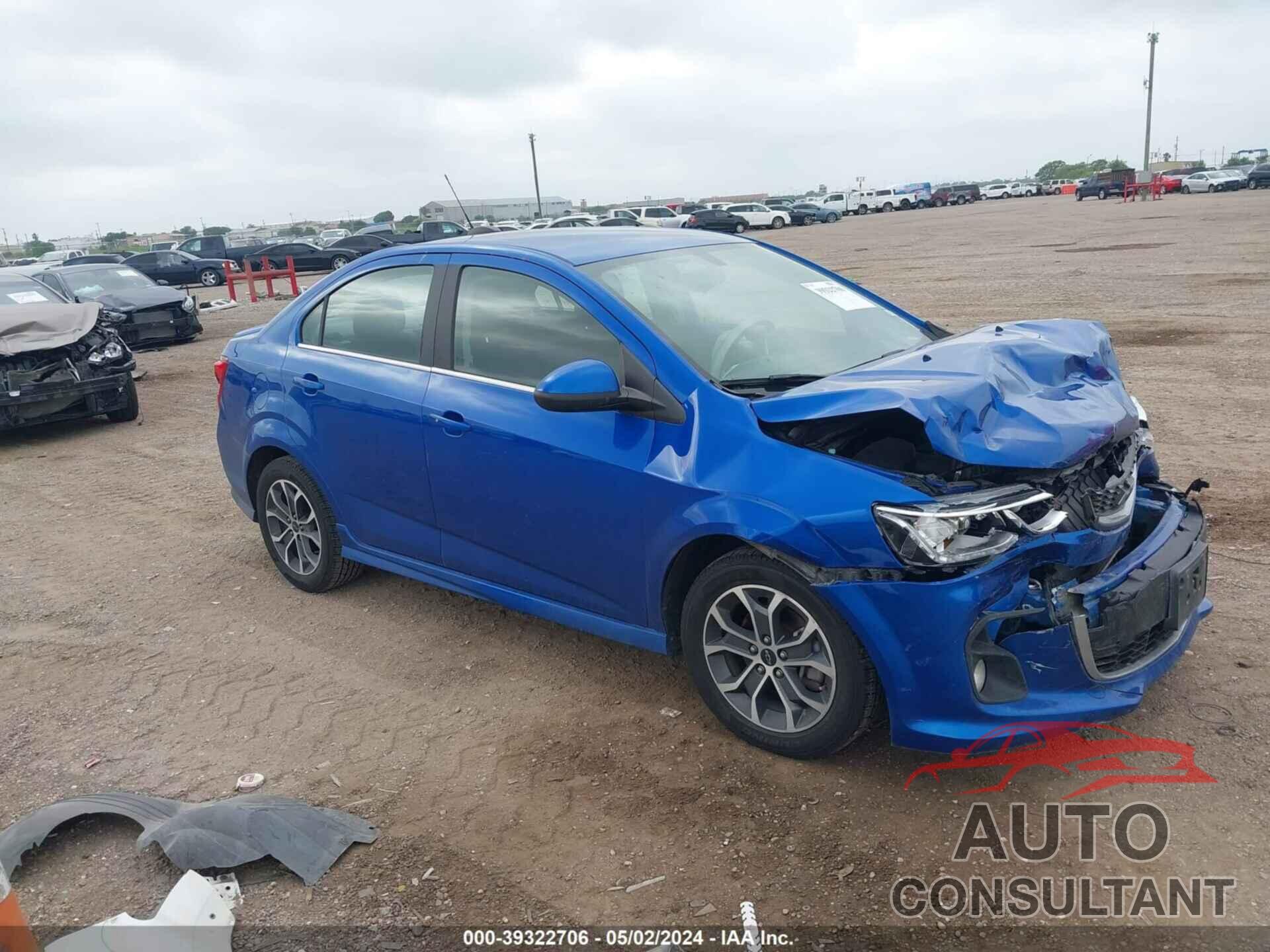 CHEVROLET SONIC 2020 - 1G1JD5SB6L4140127