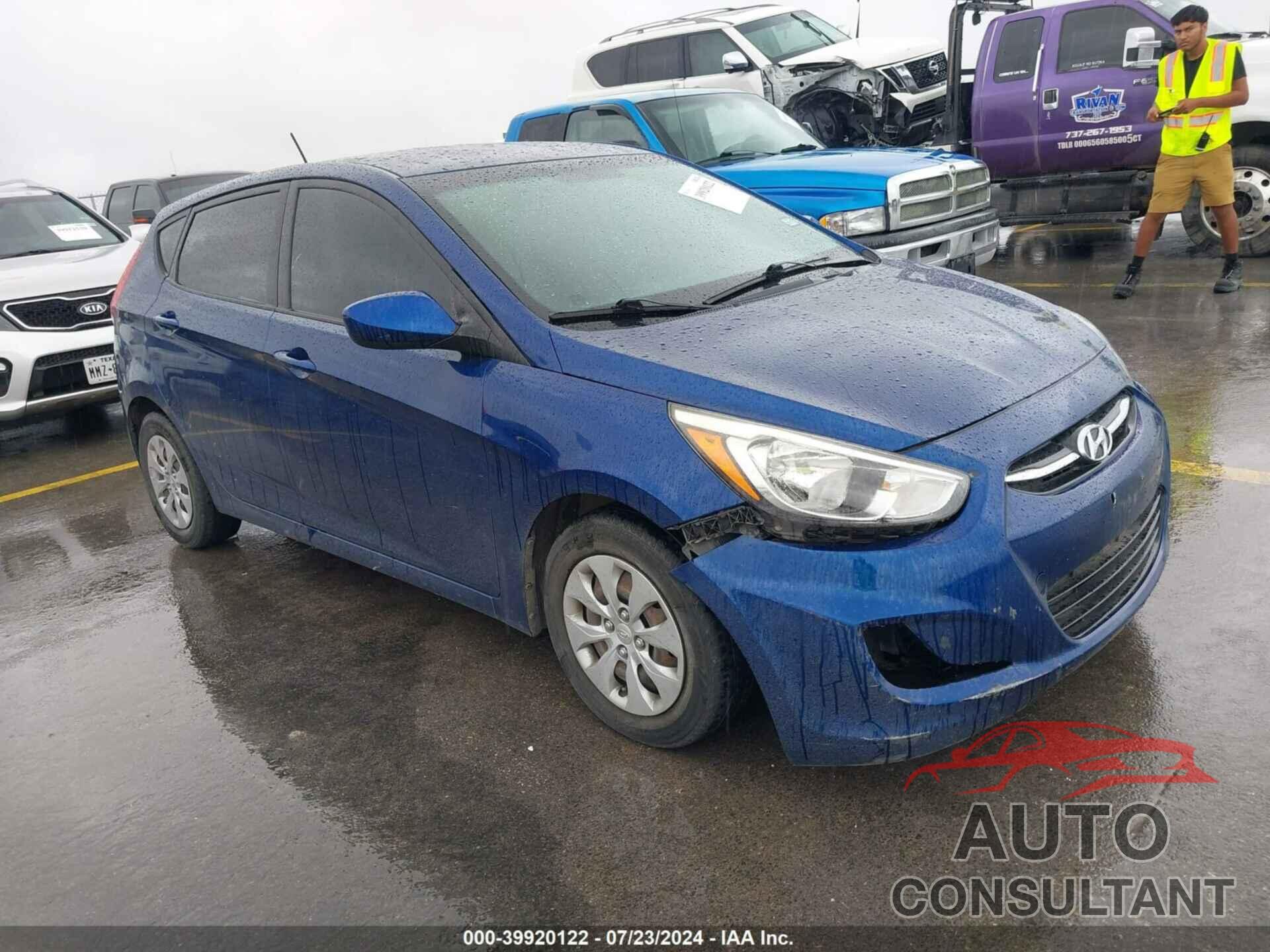 HYUNDAI ACCENT 2016 - KMHCT5AE7GU252225